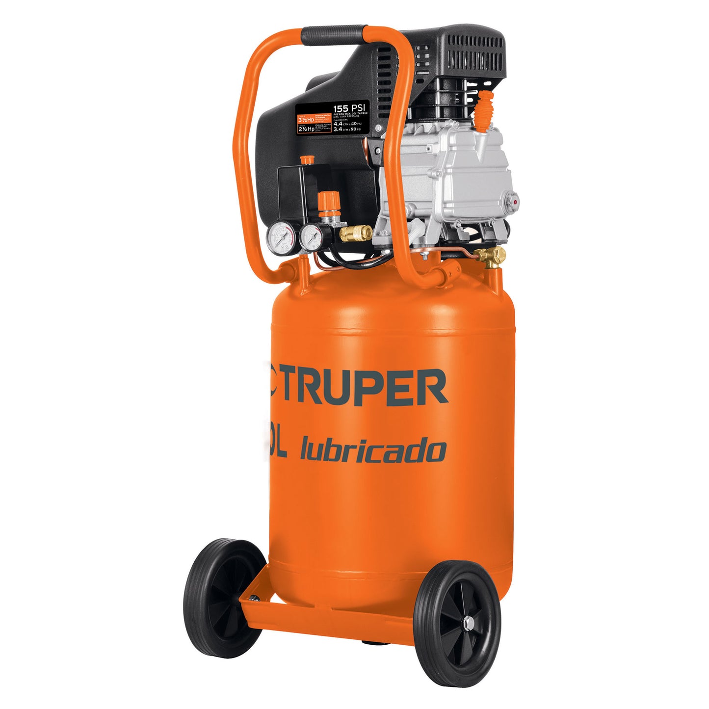 Compresor 50 litros lubricado vertical 19360 truper Pieza