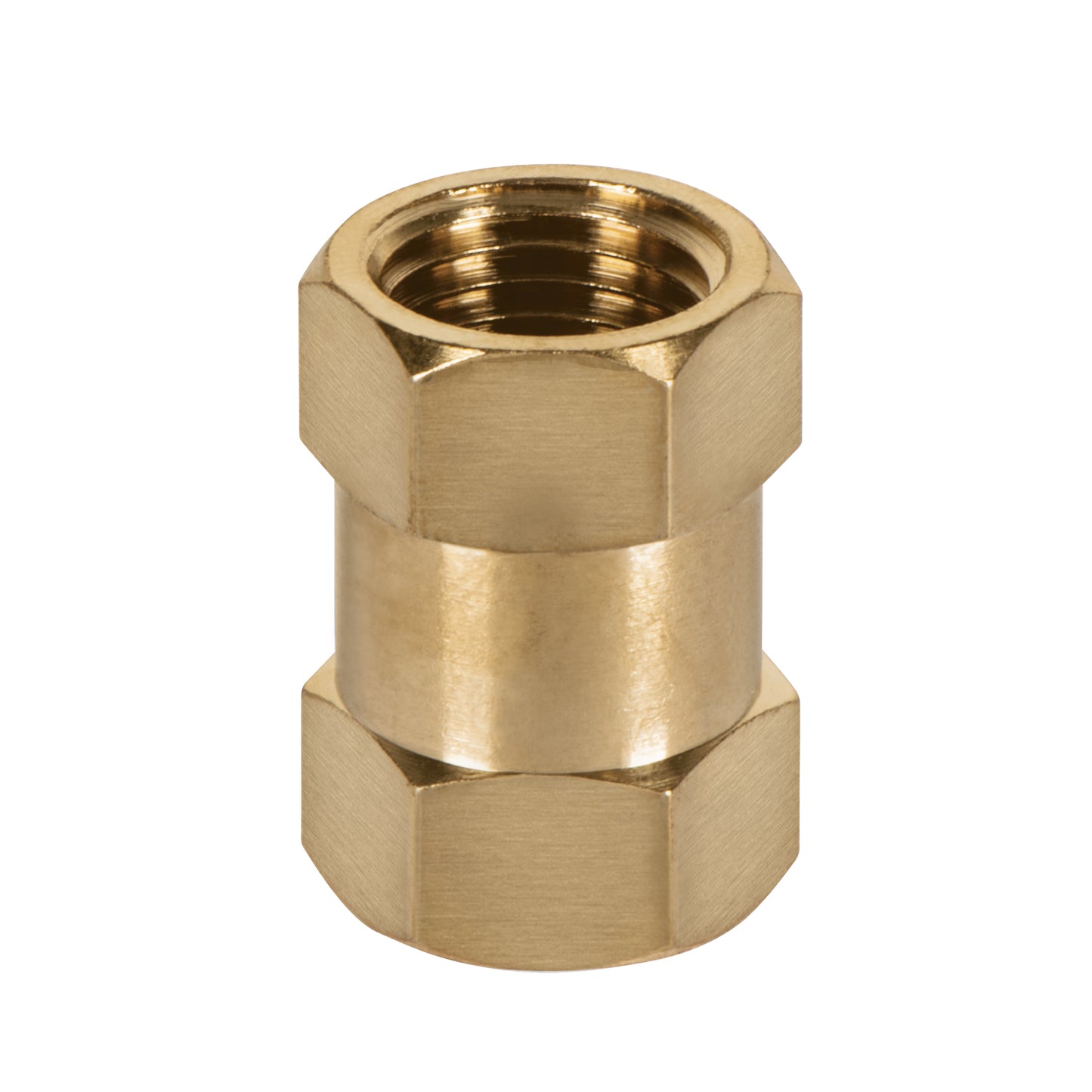 Cople de laton tipo ff cuerda 1/4 npt 19025 truper Pieza