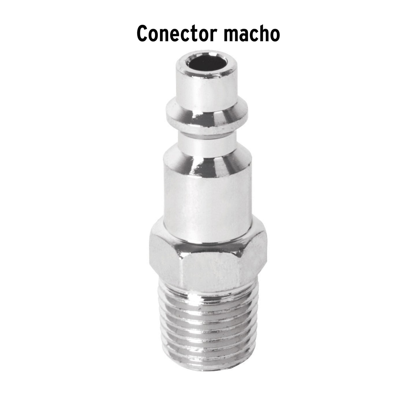 Conector rapido tipo m cuerda 1/4 npt macho 27023 pretul Pieza
