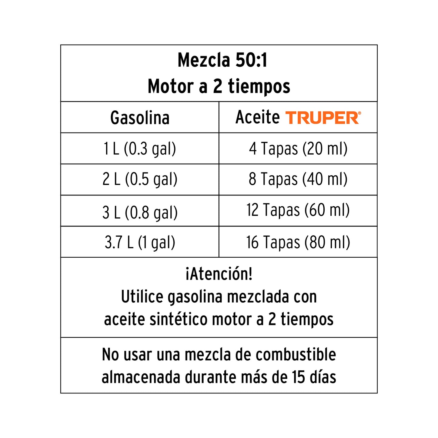 Cortasetos con motor a gasolina 26cc profesional 12251 truper Pieza