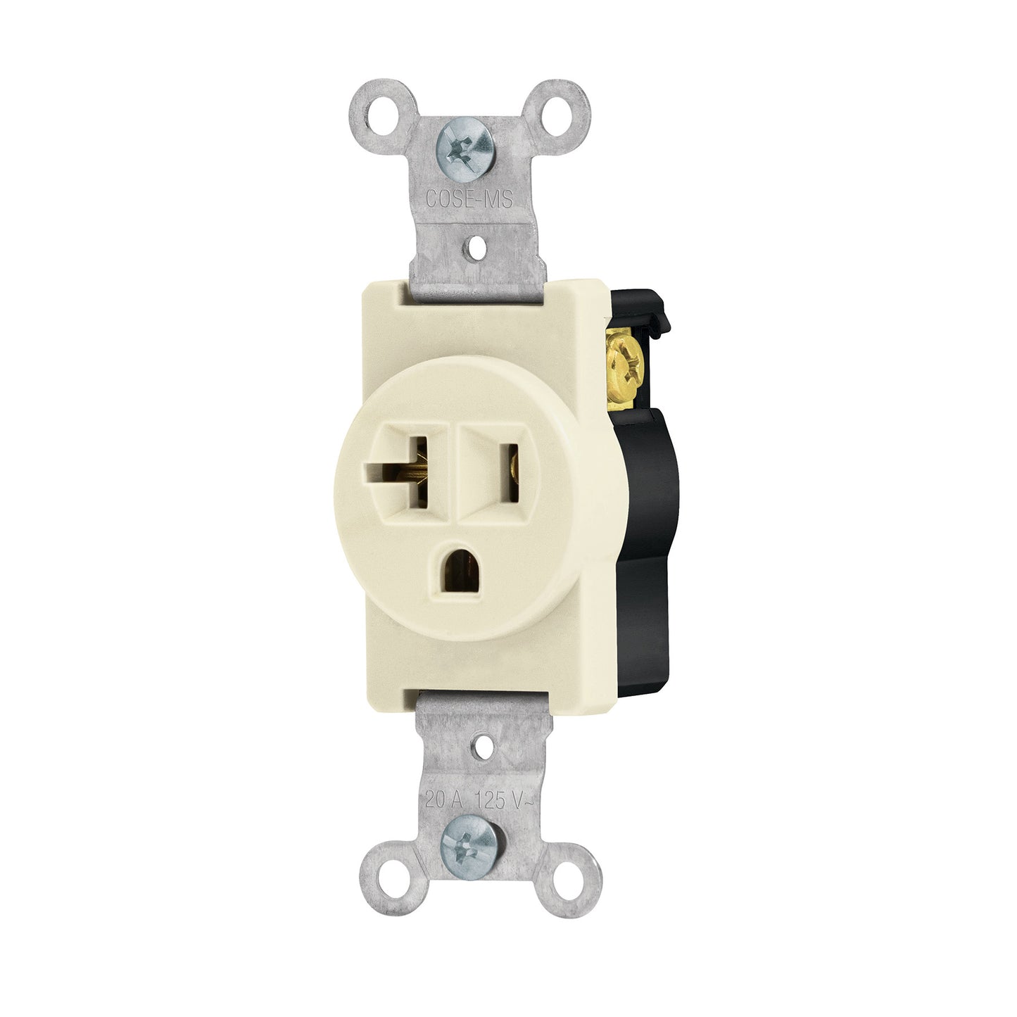 Contacto sencillo redondo 20a linea standard volteck Pieza