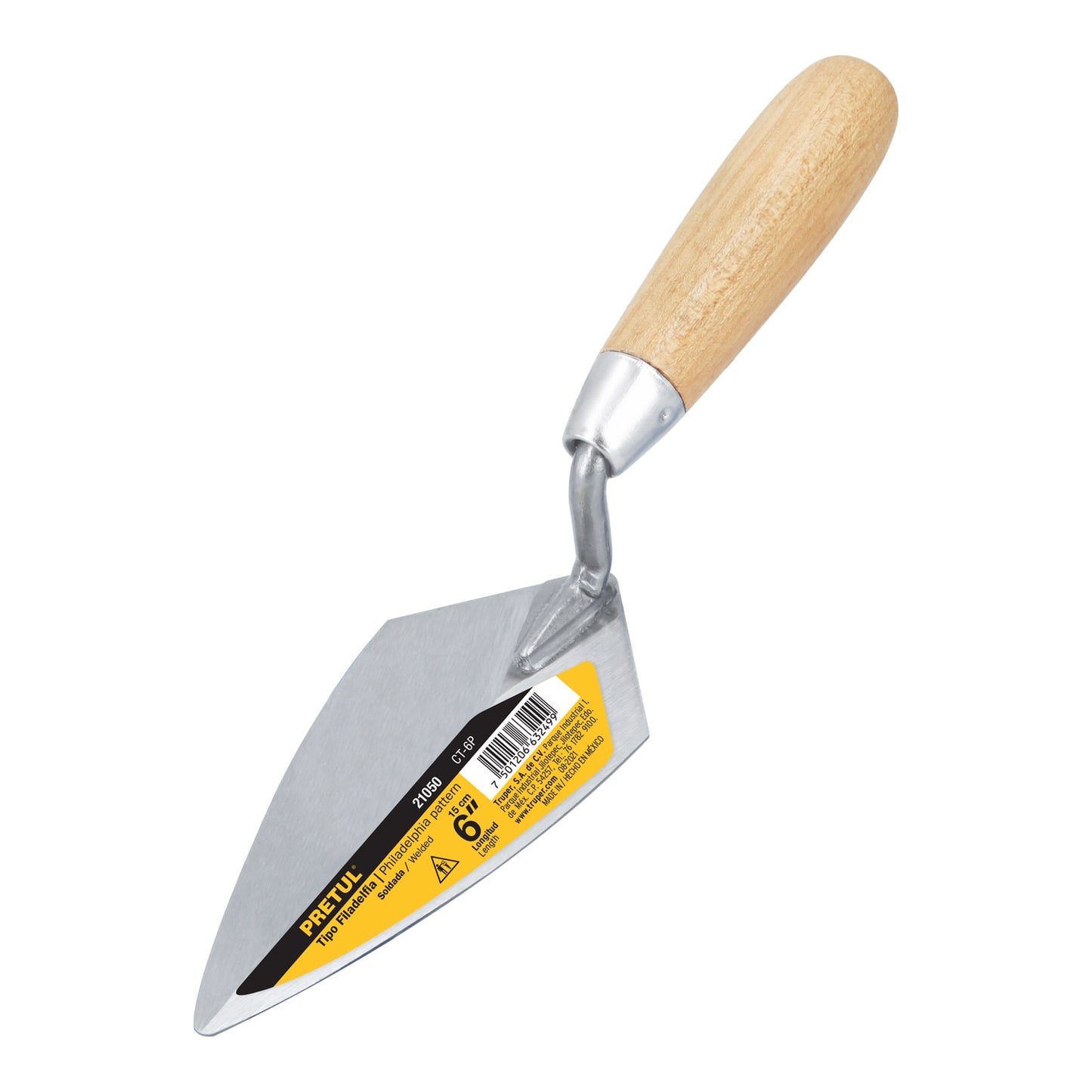 Cuchara para albañil tipo filadelfia 6p pretul pretul Pieza