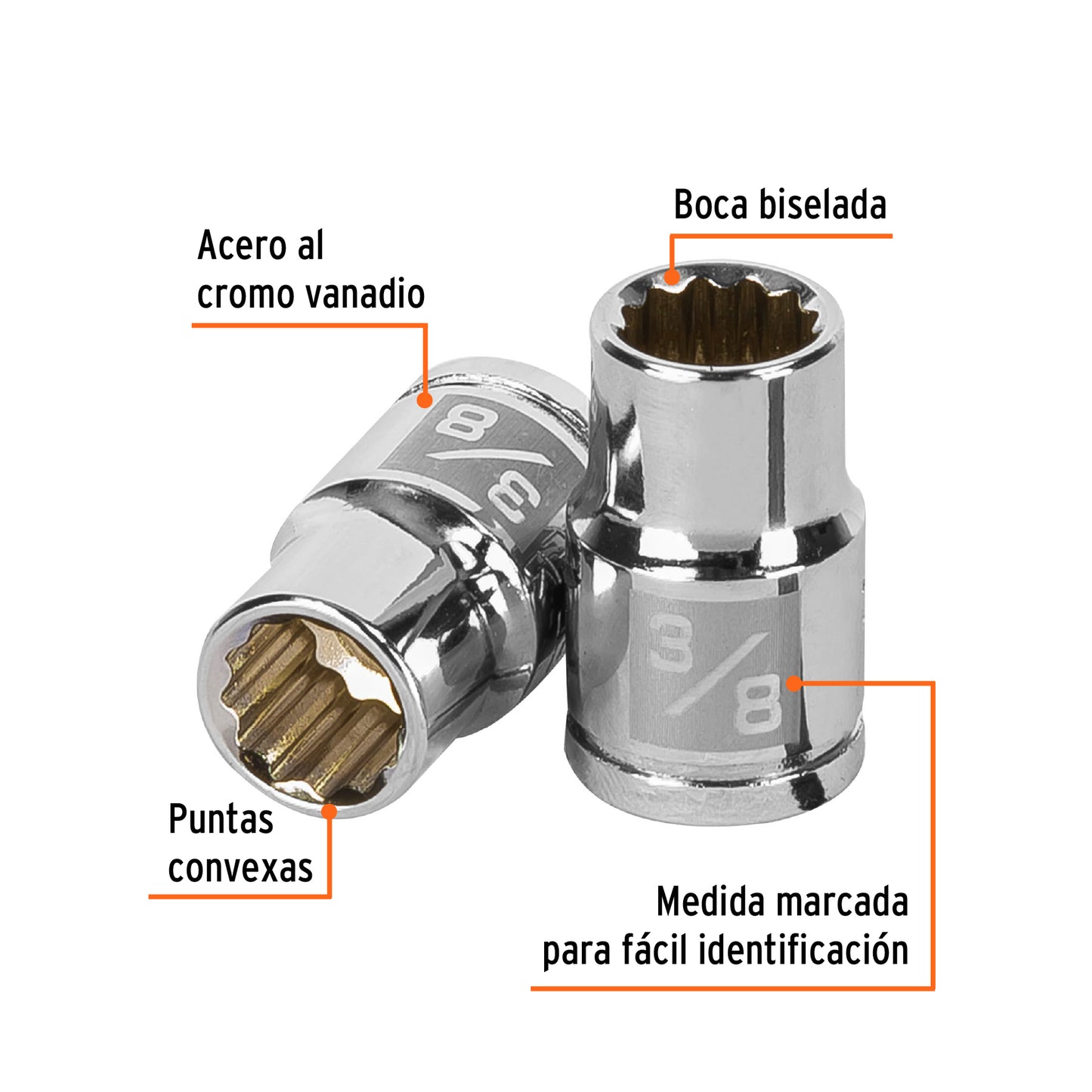 Dado de 12 puntas cuadro 3/8p de 3/8p Pieza