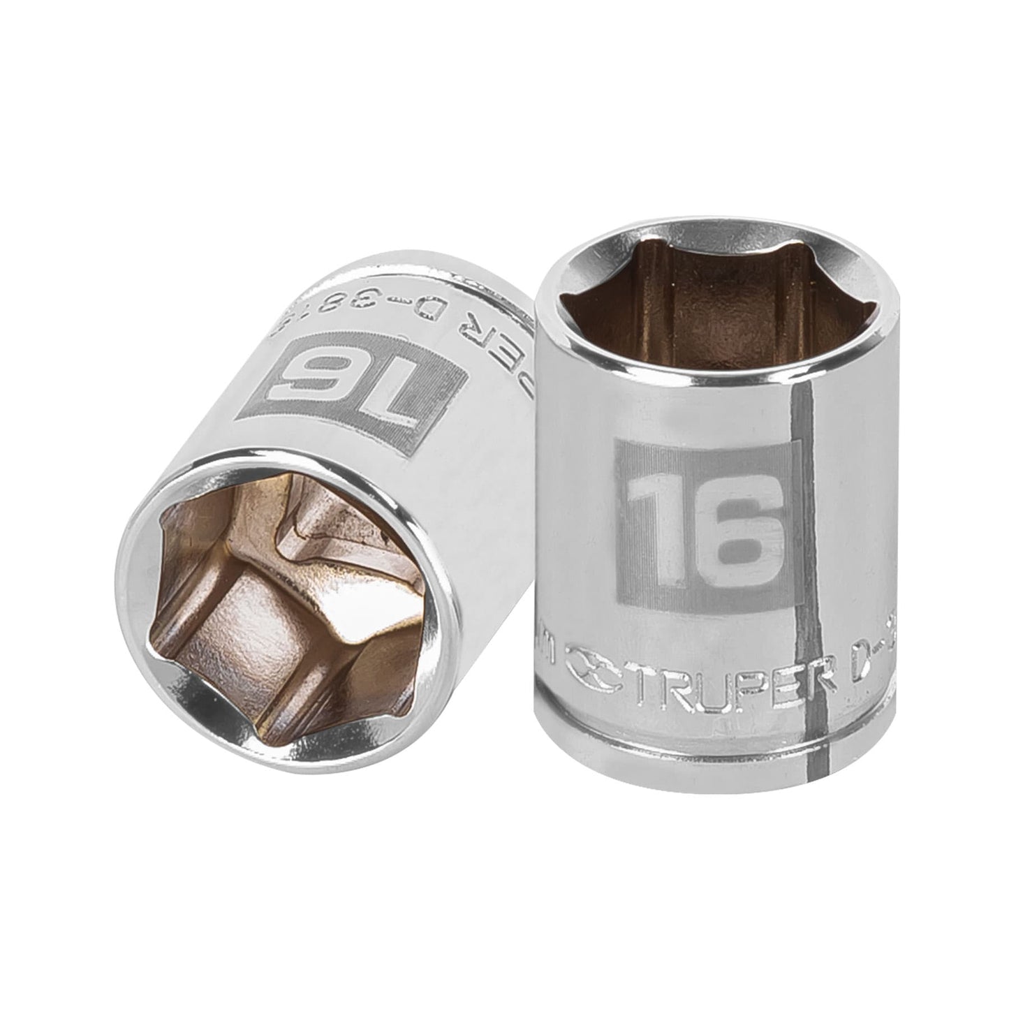 Dado de 6 puntas cuadro 3/8p de 16mm 13680 Truper Pieza