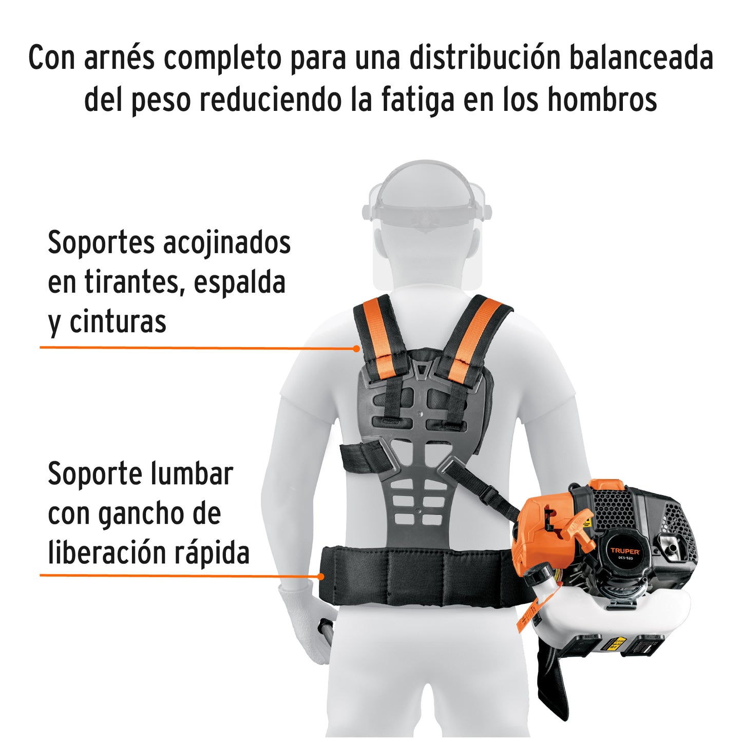Desmalezadora a gasolina mango tipo bici 33 cc 11029 truper Pieza