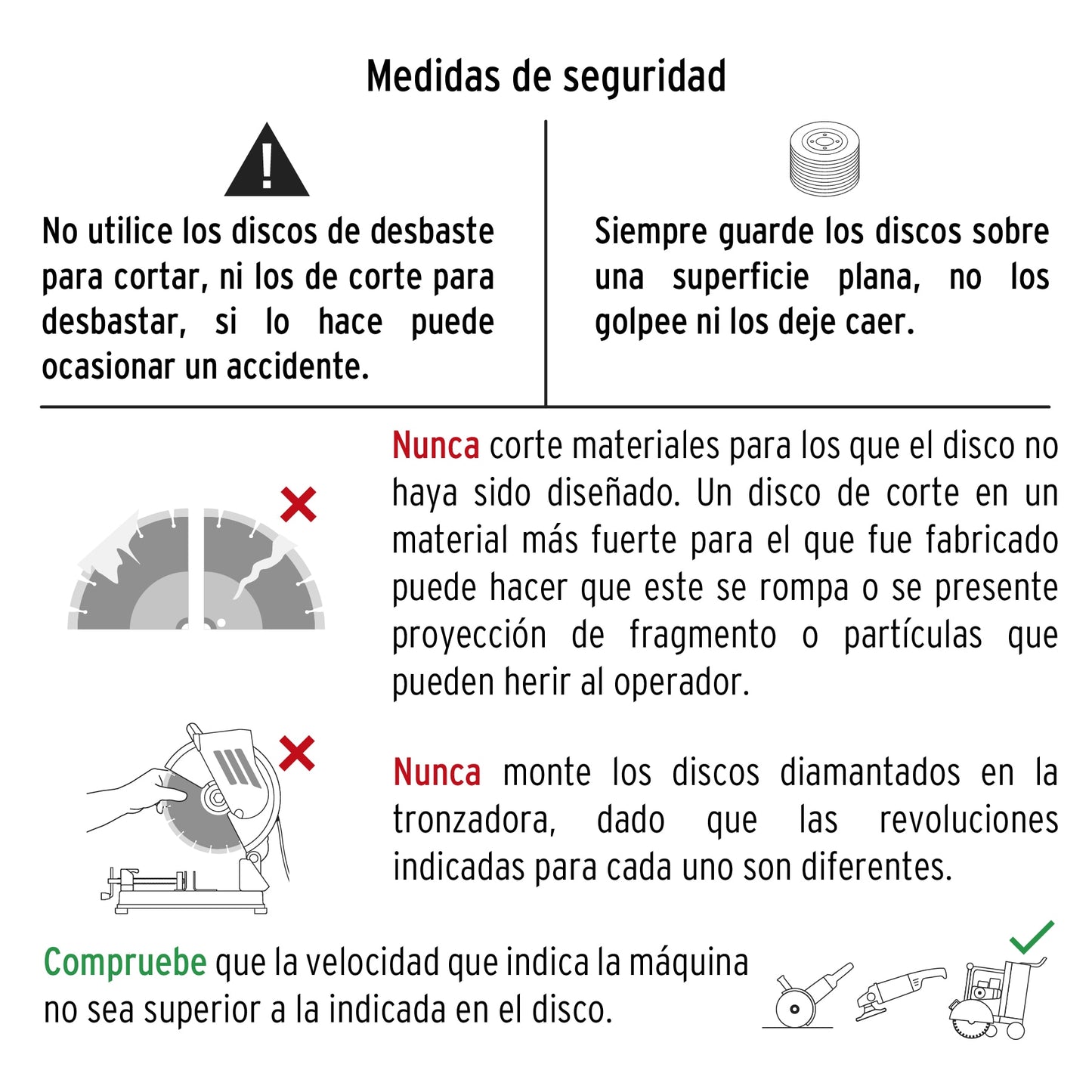 Disco diamante rin continuo diametro 41/2p 12977 Pieza