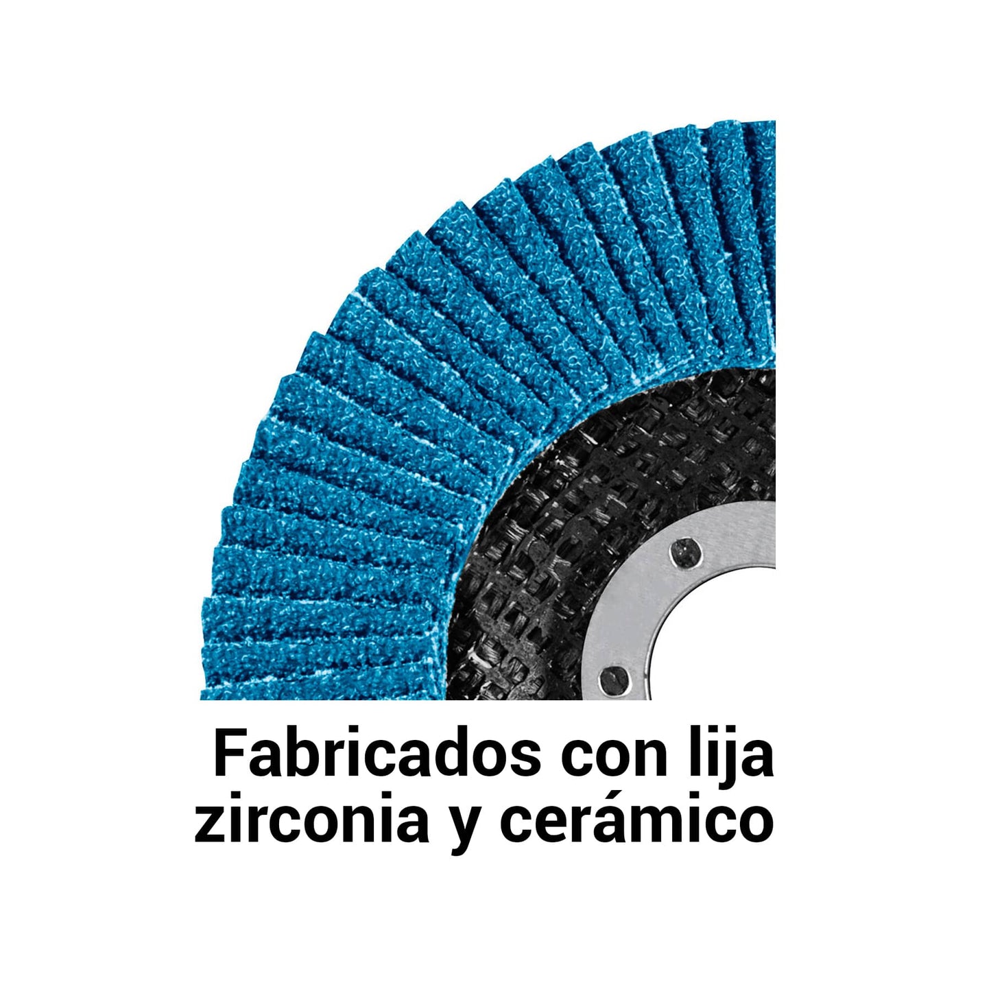 Disco laminado 7p grano 80 centro 7/8p Pieza
