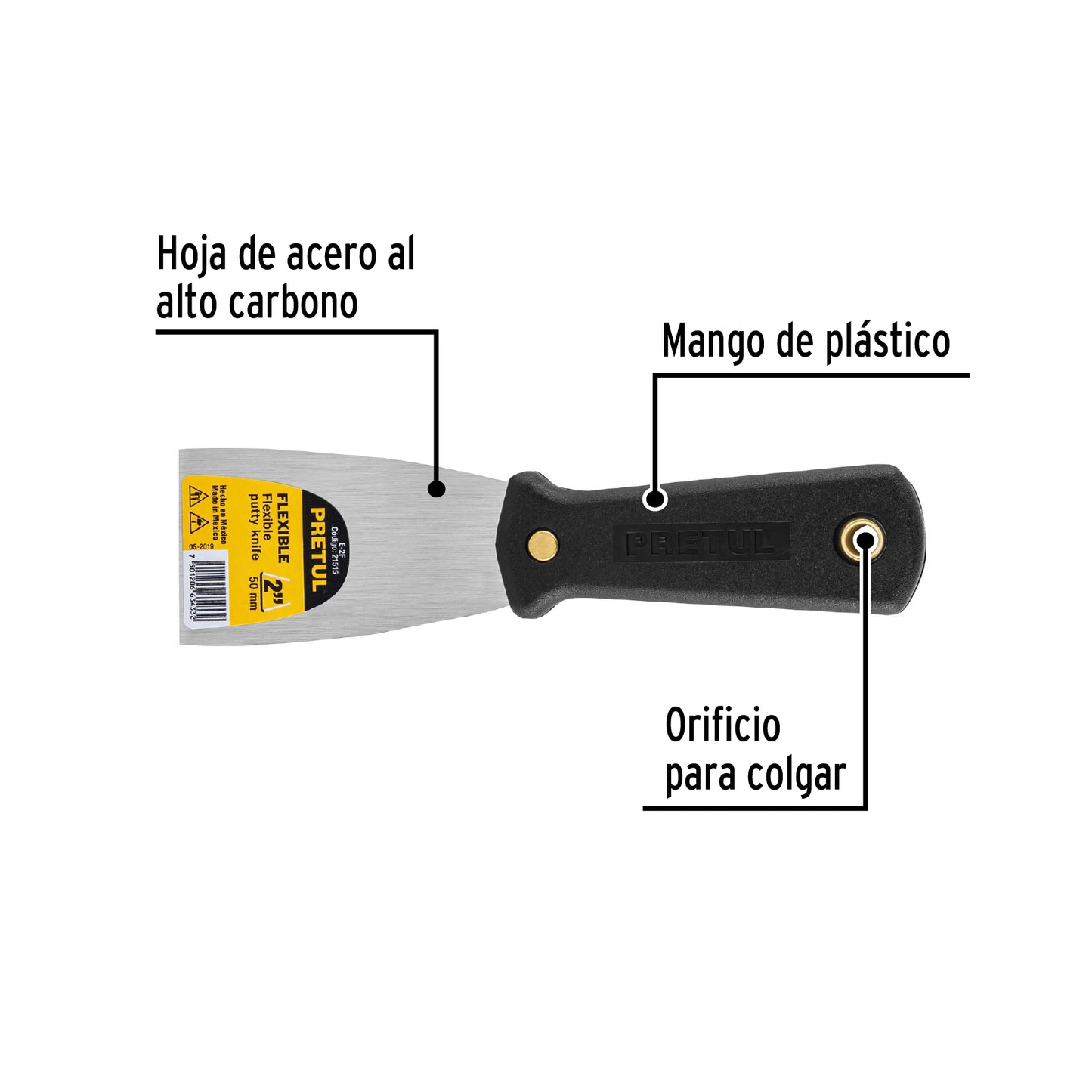 Espatula 2p flexible pretul pretul Pieza