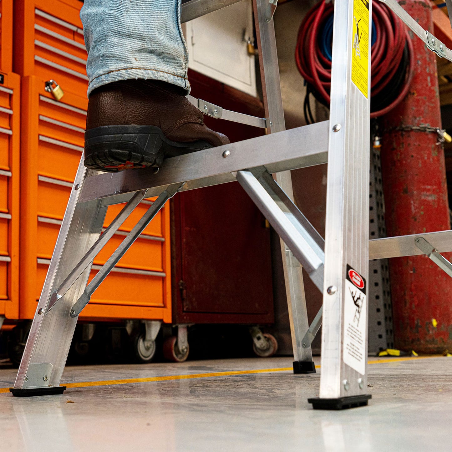 Escalera de tijera tipo iii 3 escalones truper 16741 Pieza