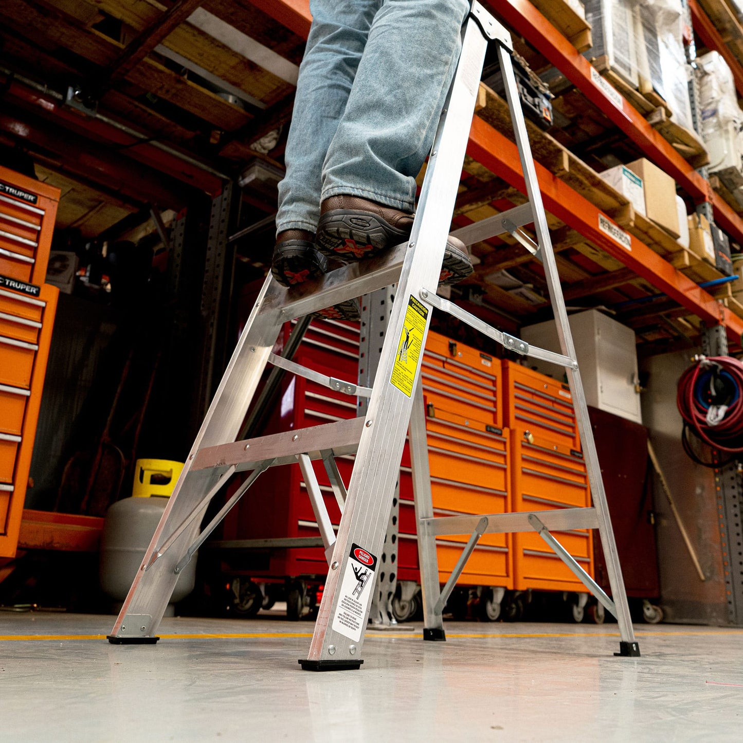 Escalera de tijera tipo iii 3 escalones truper 16741 Pieza