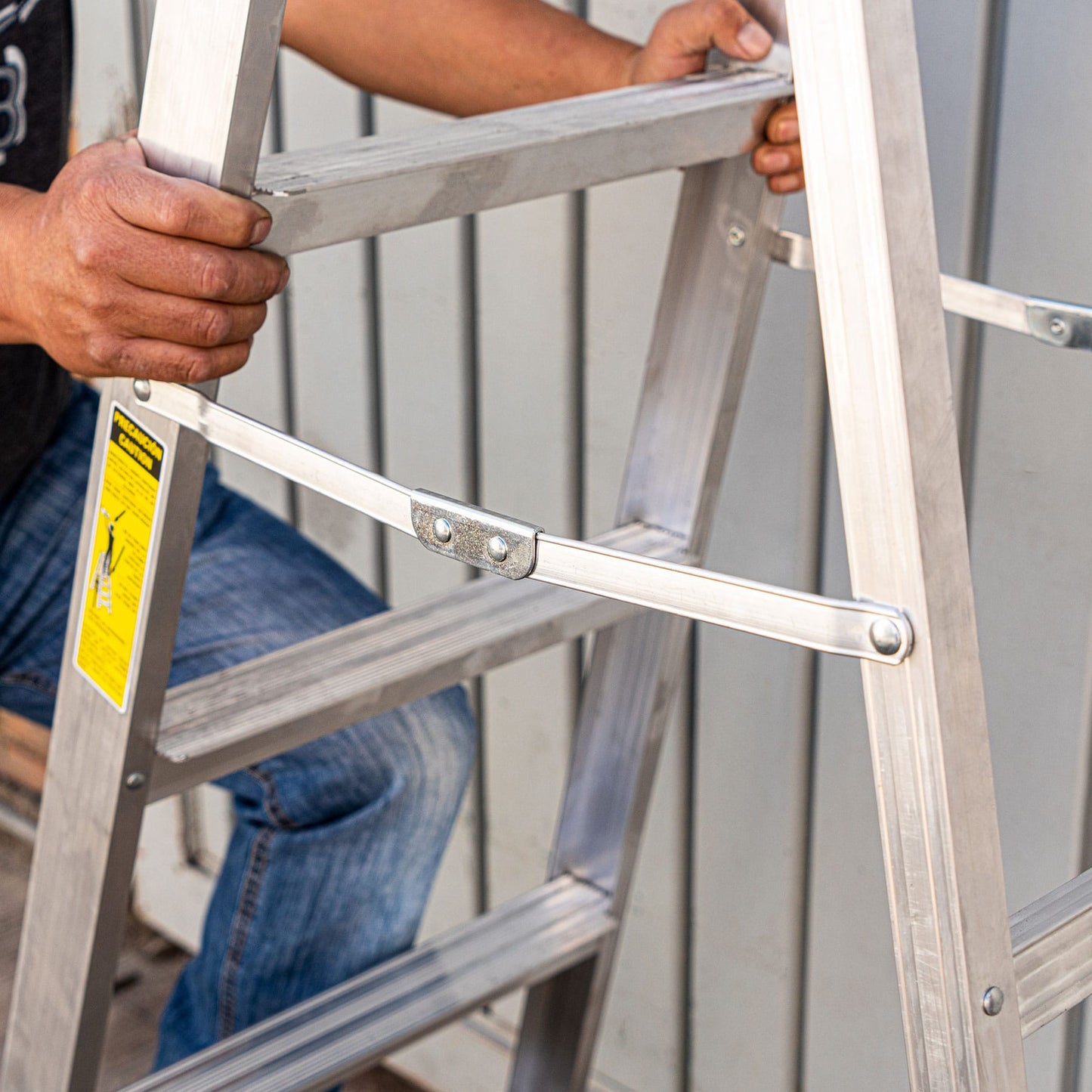 Escalera de tijera tipo iii 5 escalones con bandeja truper 16743 Pieza