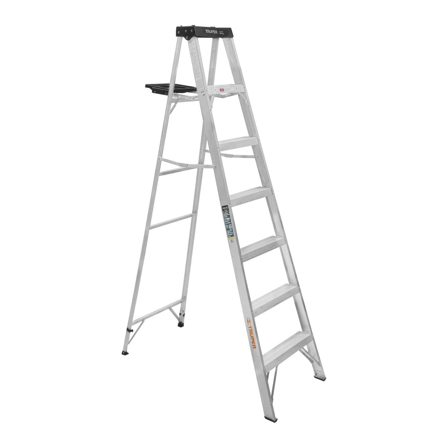 Escalera de tijera tipo iii 6 escalones con bandeja truper Pieza