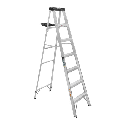 Escalera de tijera tipo iii 6 escalones con bandeja truper Pieza