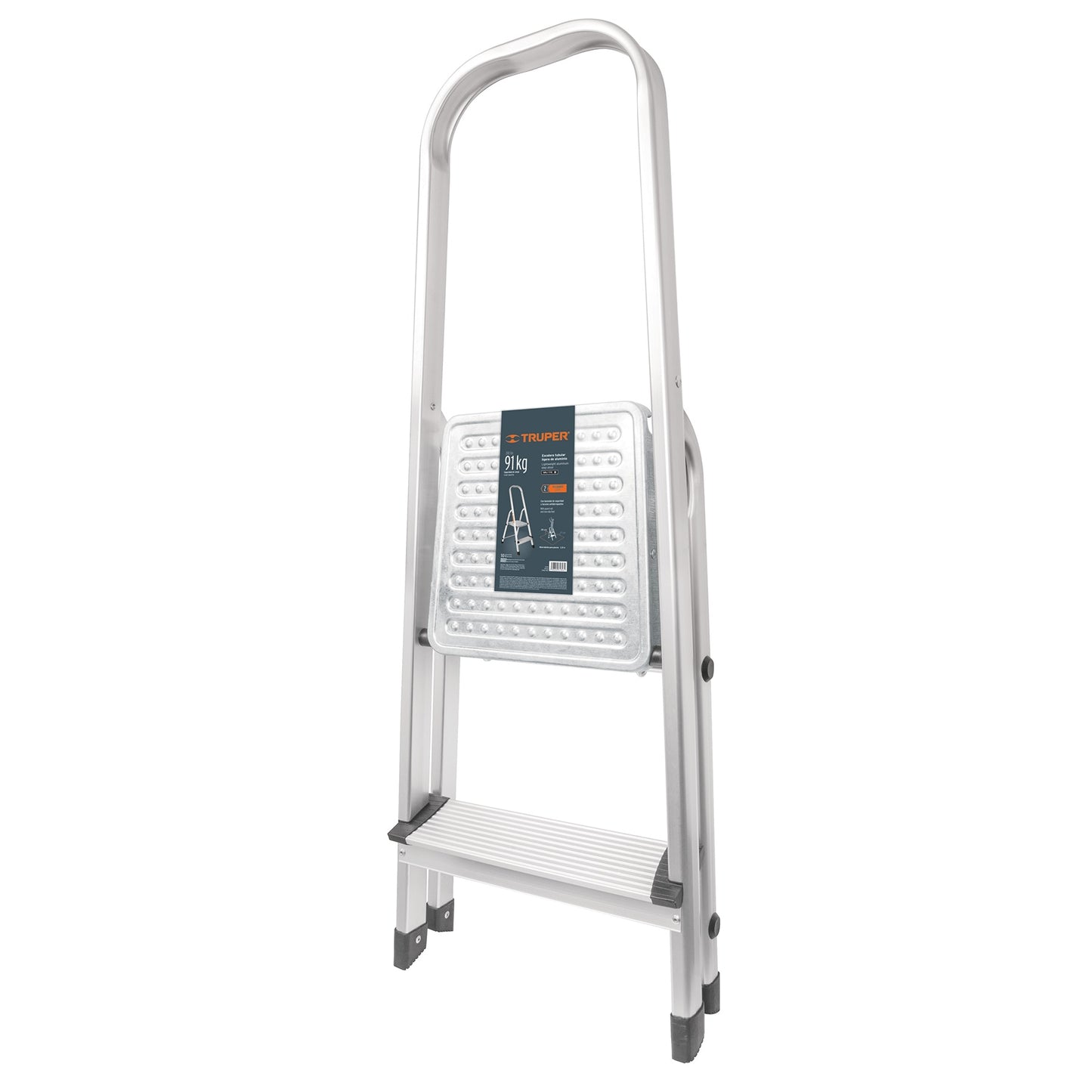 Escalera tubular plegable 2 peldaños aluminio 16763 truper Pieza