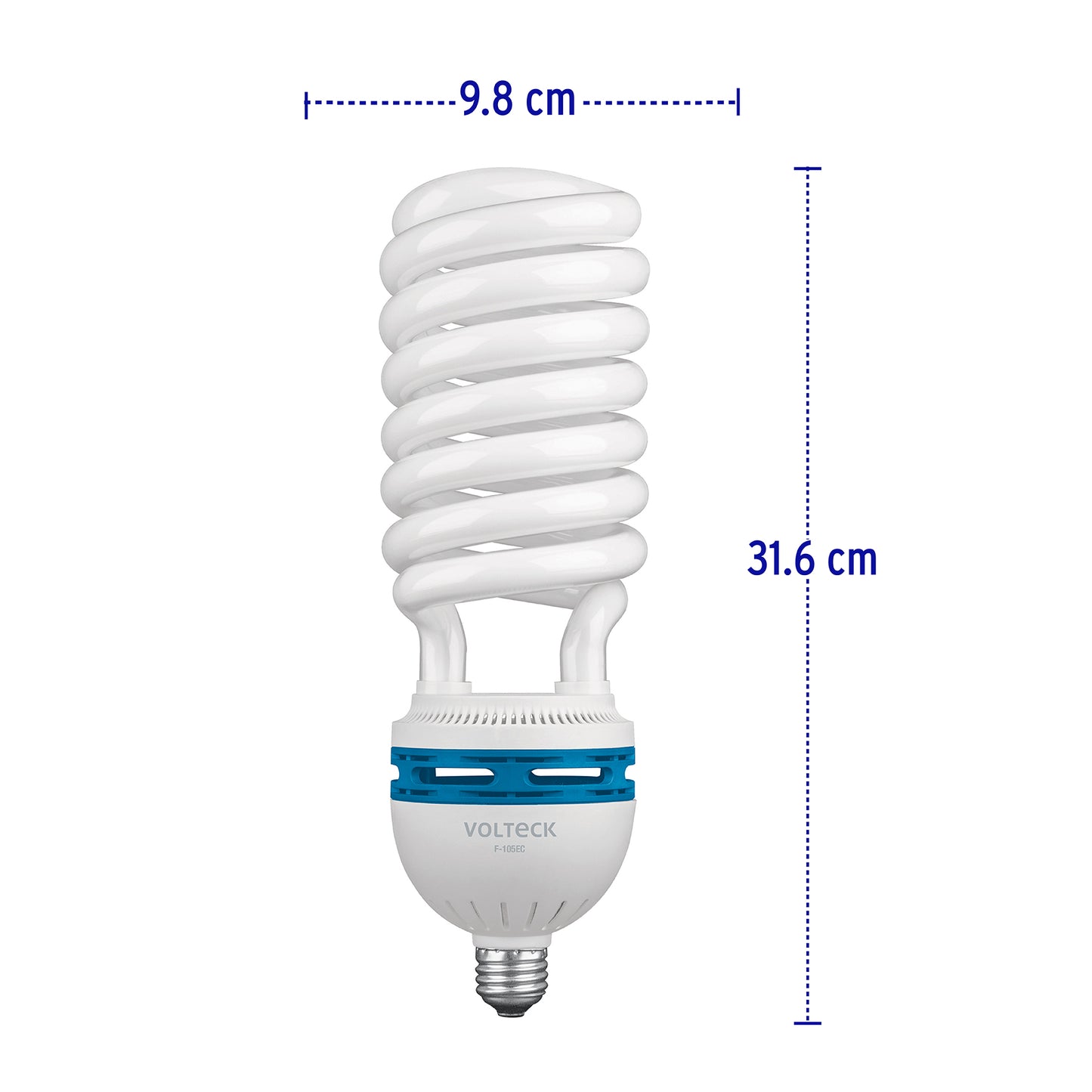 Foco 105 w espiral alta potencia t5 en caja volteck47101 Pieza
