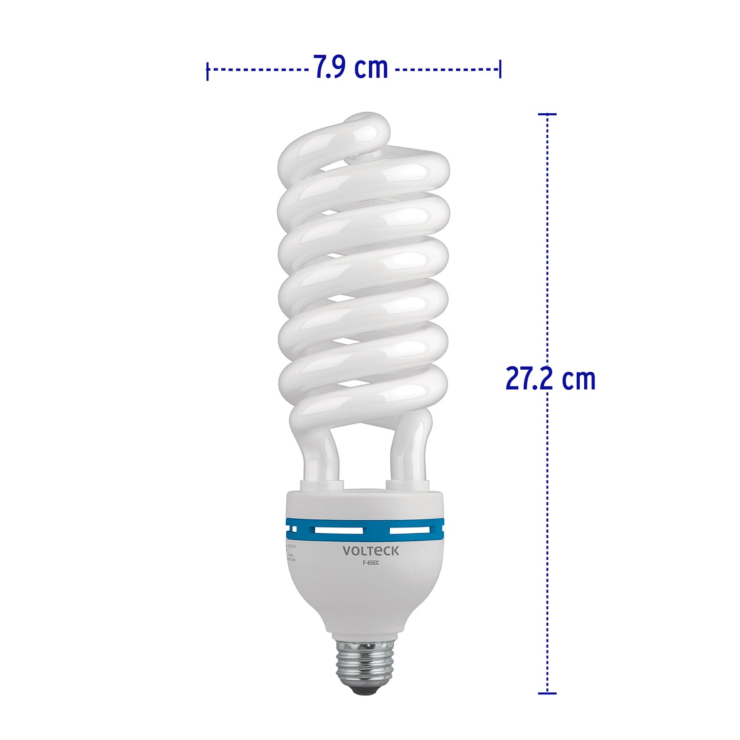 Foco 65 w espiral alta potencia t5 en caja volteck 48217 Pieza
