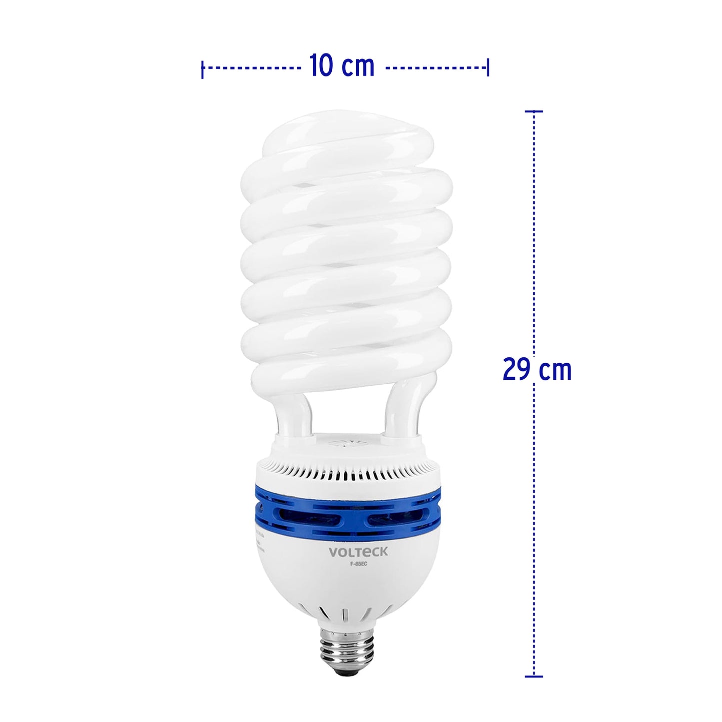 Foco 85 w espiral alta potencia t5 en caja volteck 48223 Pieza