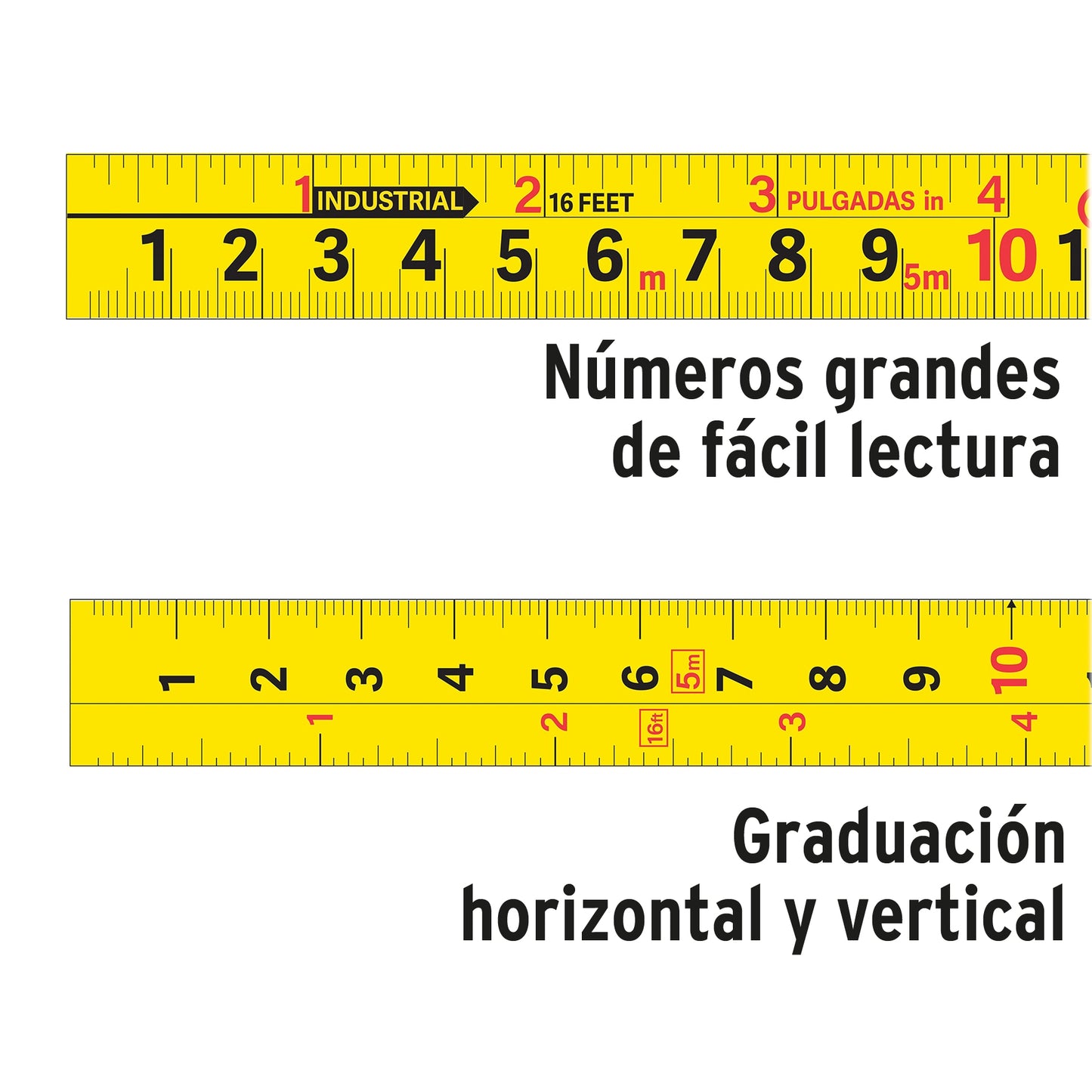 Flexometro compacto con grip 8 mts cinta 1p 12774 truper