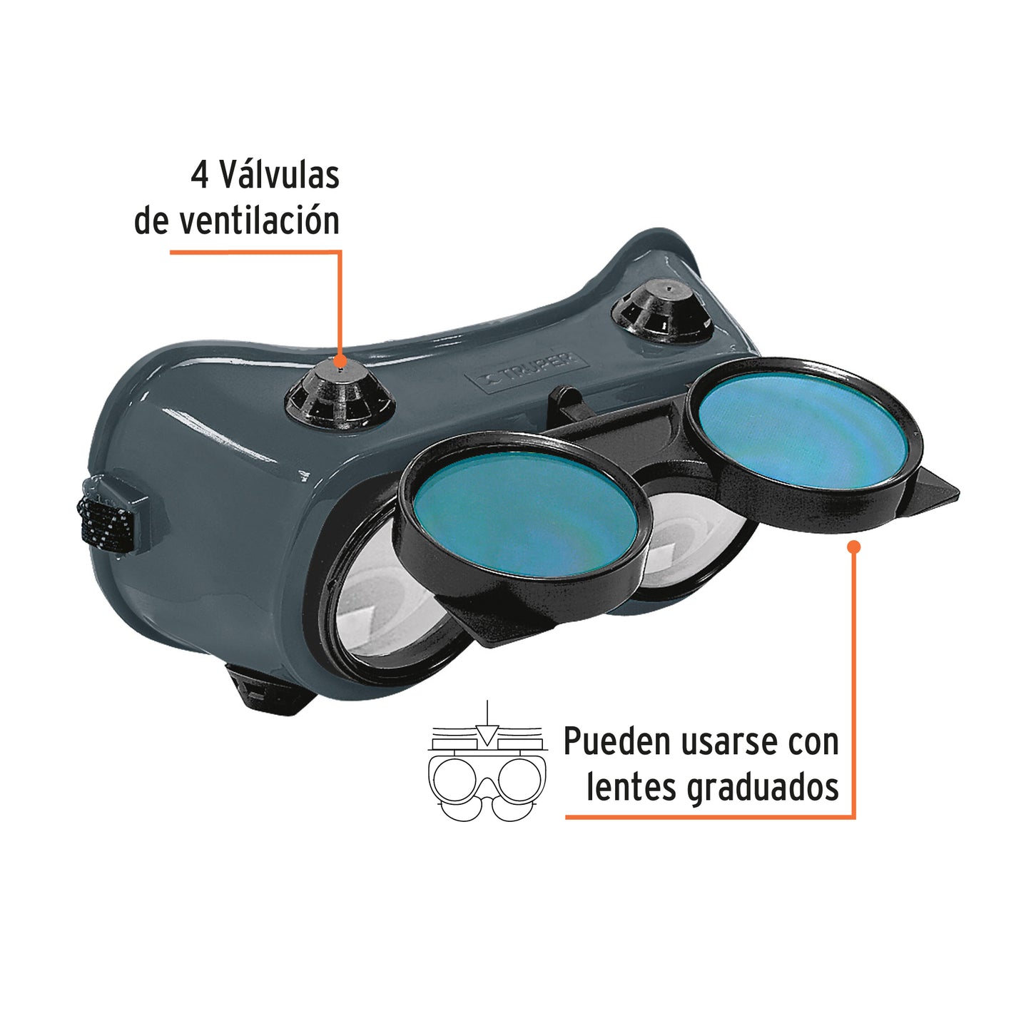 Gafas para soldar 14282 Truper Pieza