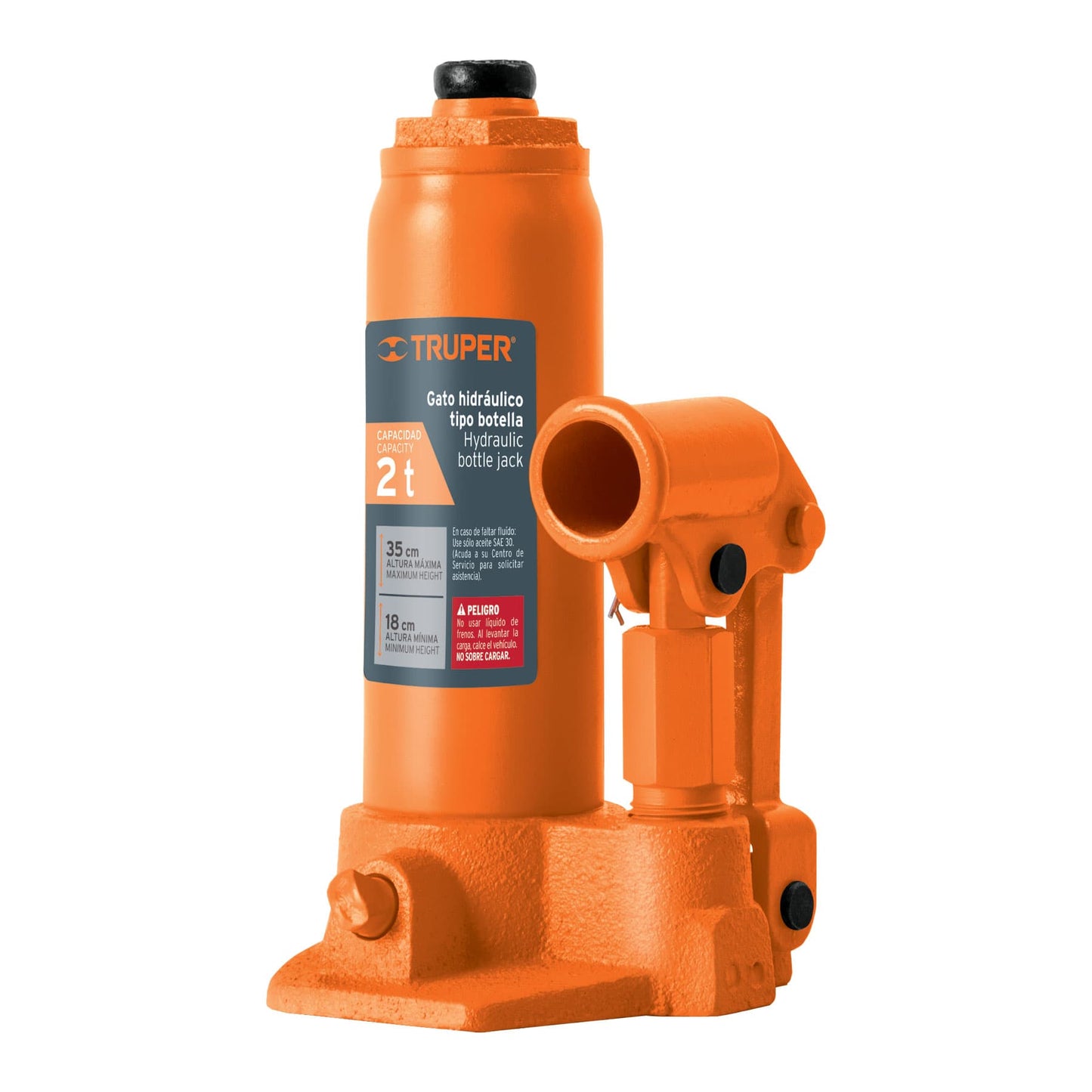 Gato hidraulico de botella 2 Ton 14810 truper Pieza