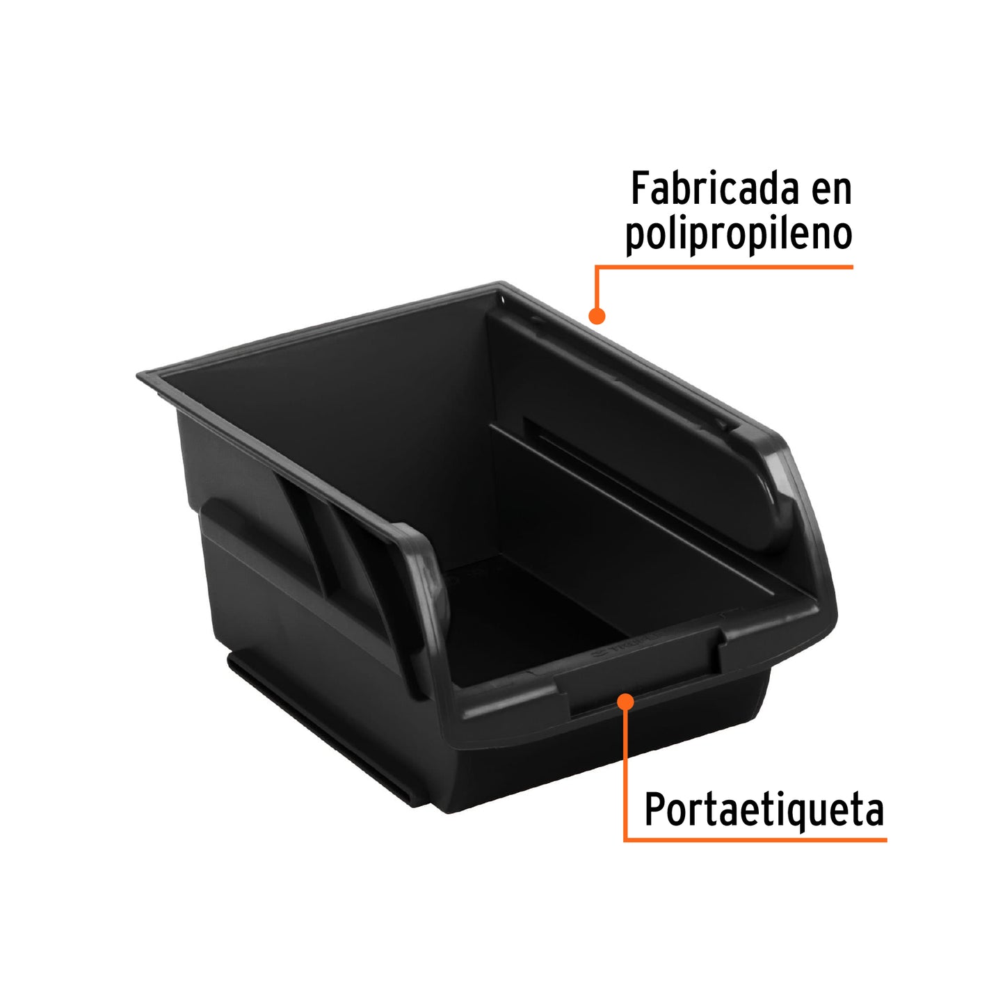 Gaveta apilable plastico 10.5 x 10.5 x 7.5 cm 10889 truper Pieza