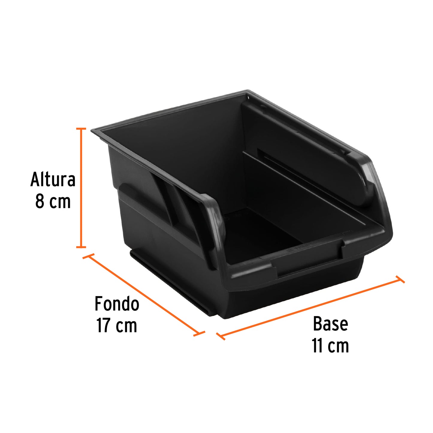 Gaveta apilable plastico 10.5 x 10.5 x 7.5 cm 10889 truper Pieza
