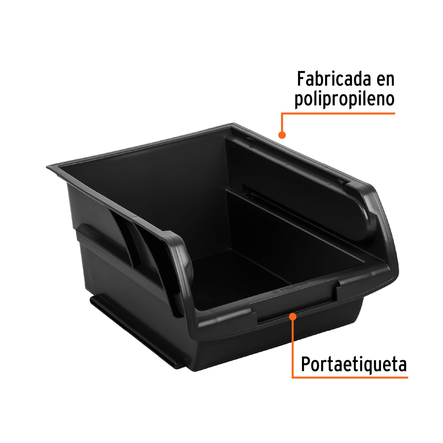 Gaveta apilable plastico 24.5 x 17 x 11 cm 10890 truper Pieza