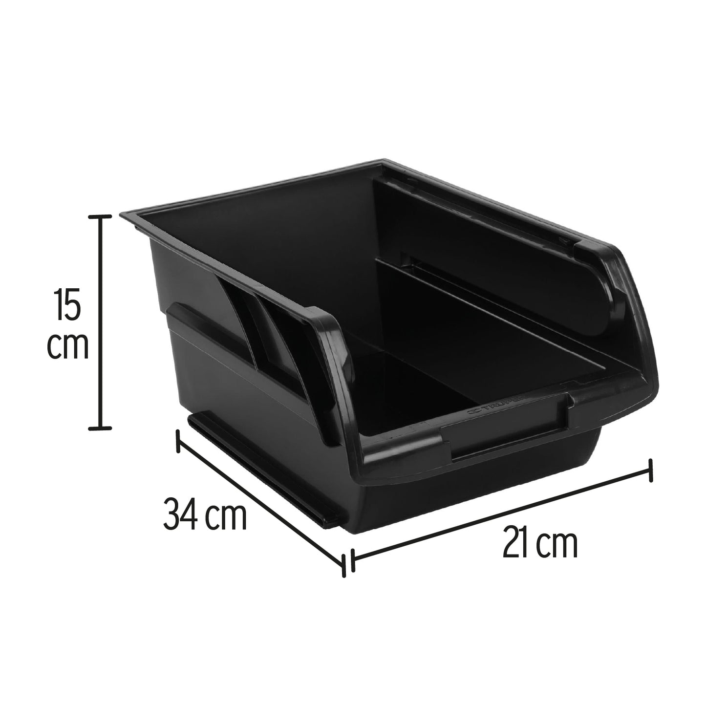 Gaveta apilable plastico 34 x 21 x 15 cm 10891 truper Pieza