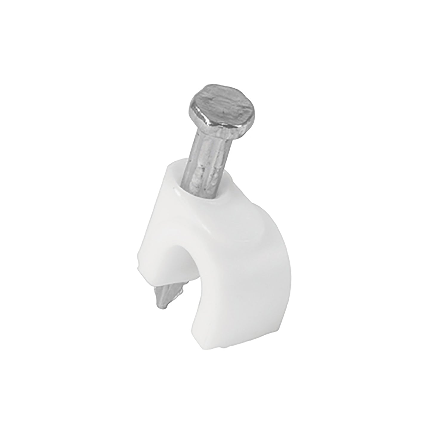 Grapa para cable redondo 6 mm blanca bolsa con 20 piezas 48272 Bolsa de plastico