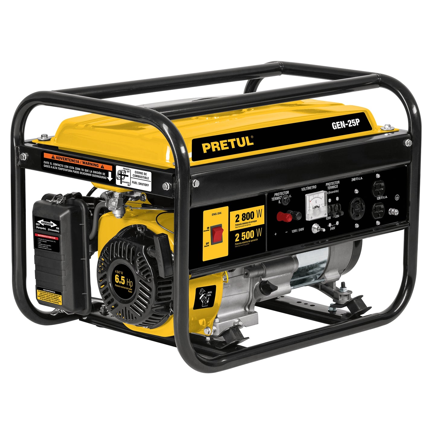 Generador electrico a gasolina 2500 watts 26034 pretul Pieza