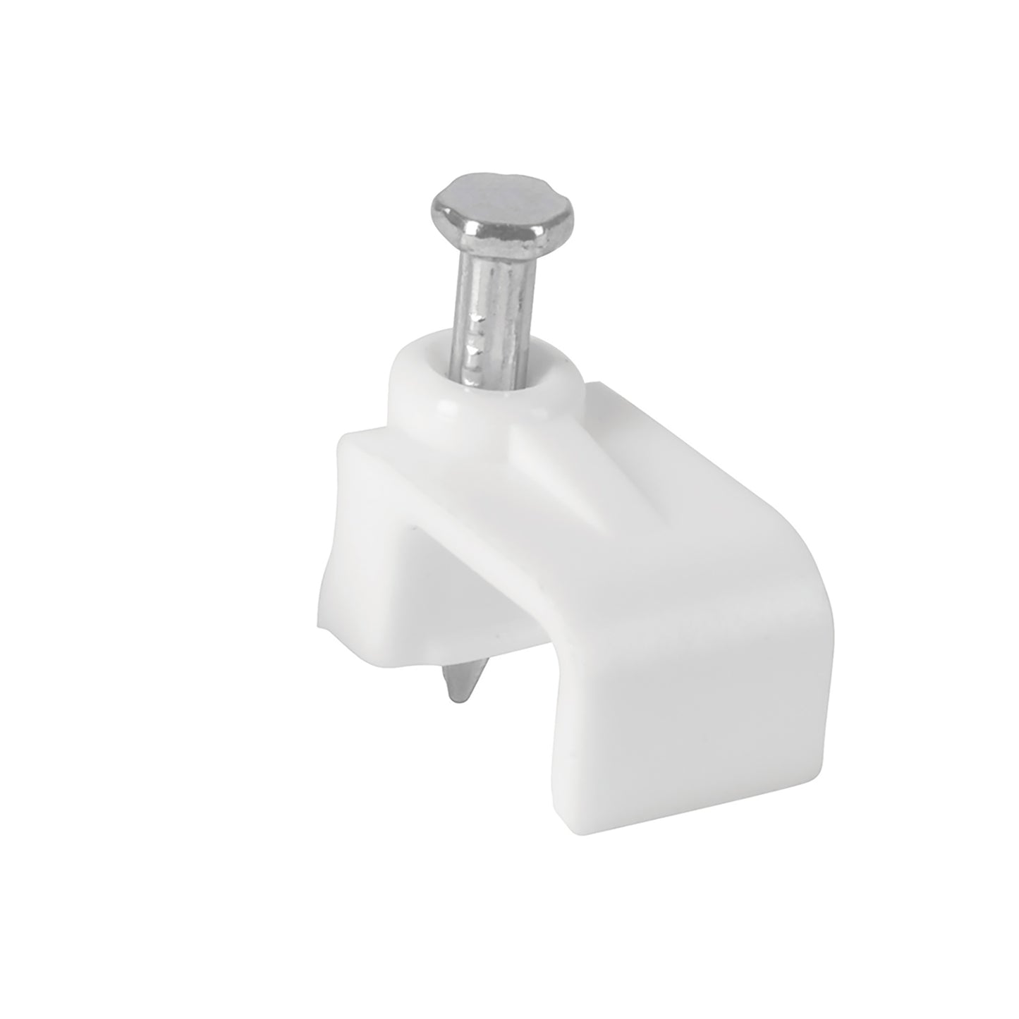 Grapa para cable plano 10 mm blanca bolsa con 20 piezas 48279 volteck Paquete