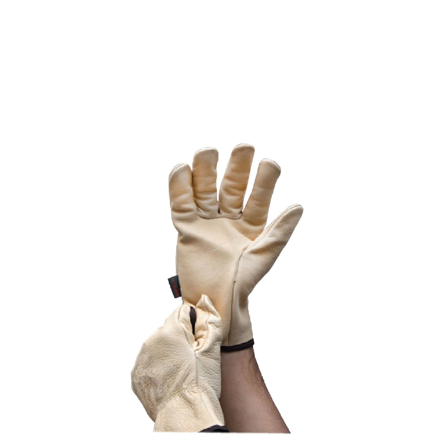 Guantes de piel de res tipo operador Par