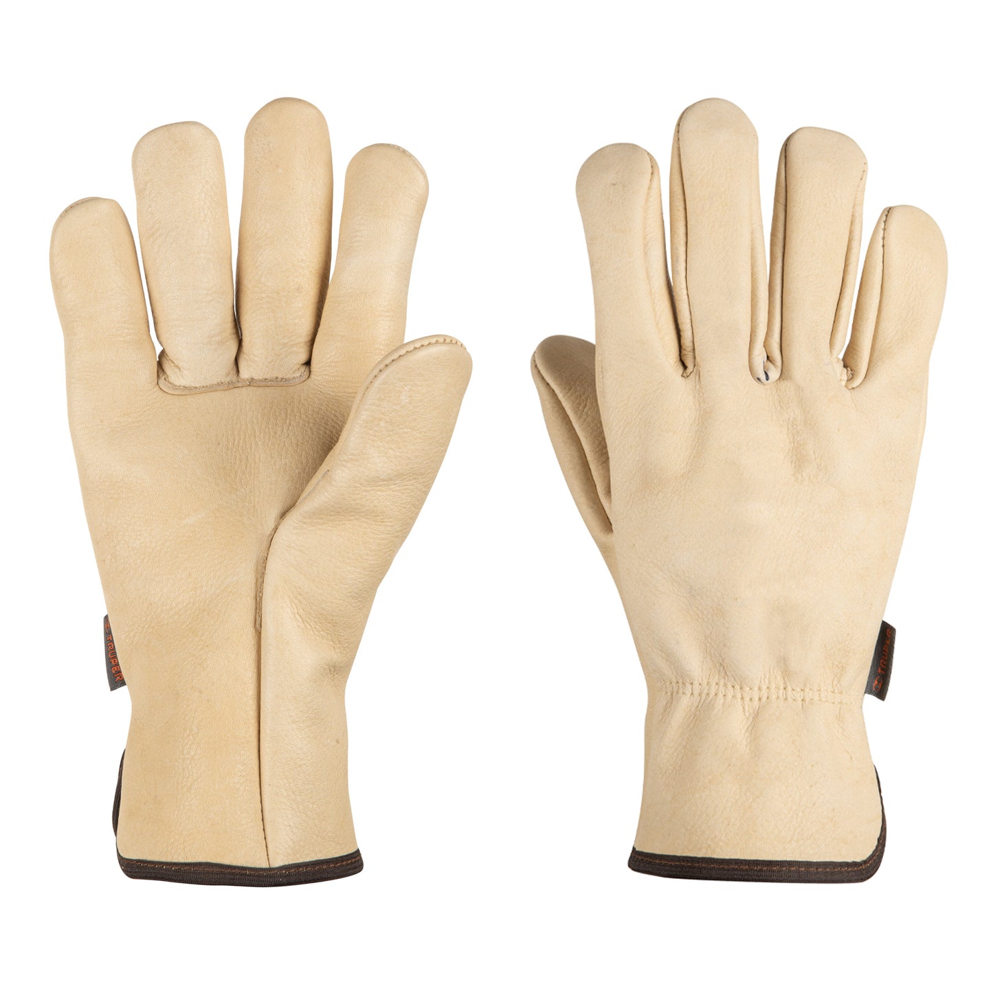 Guantes de piel de res tipo operador Par