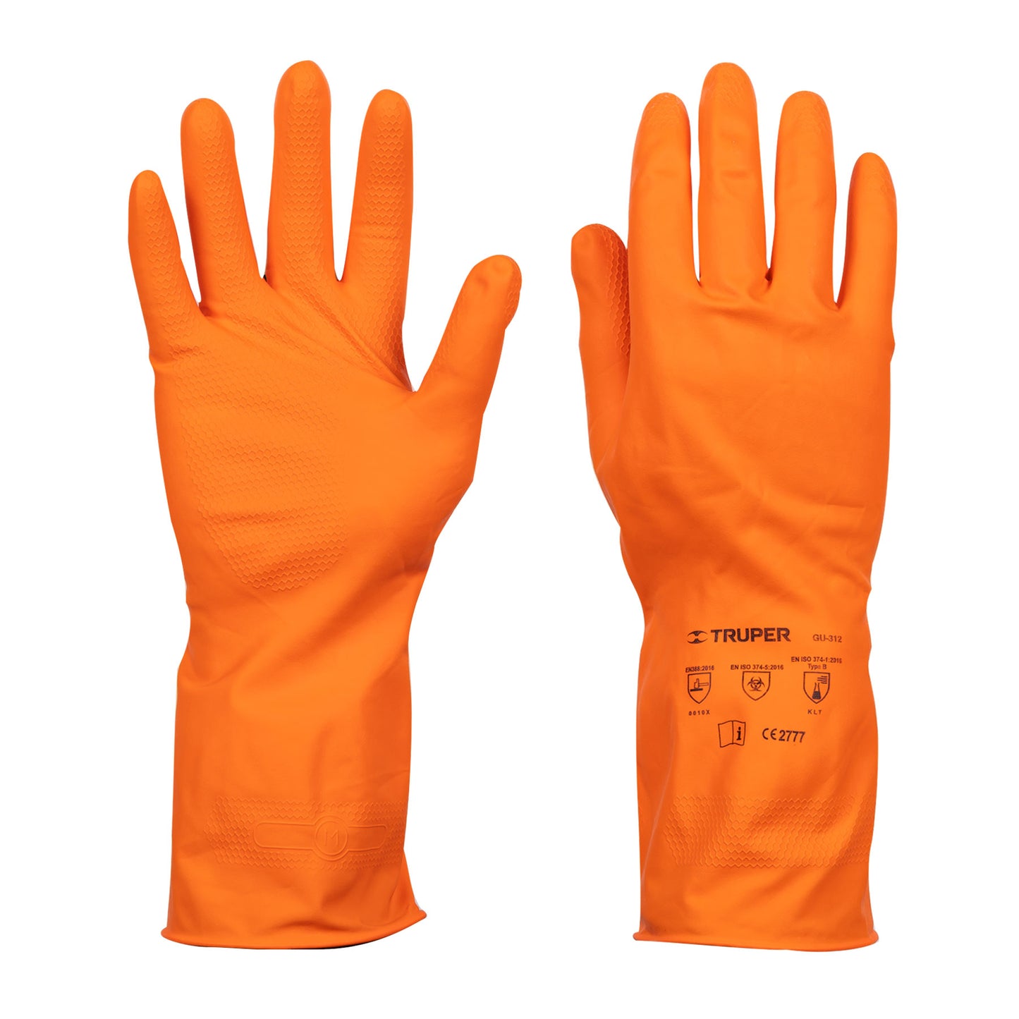 Guantes de latex para limpieza medianos 14262 Truper Pieza
