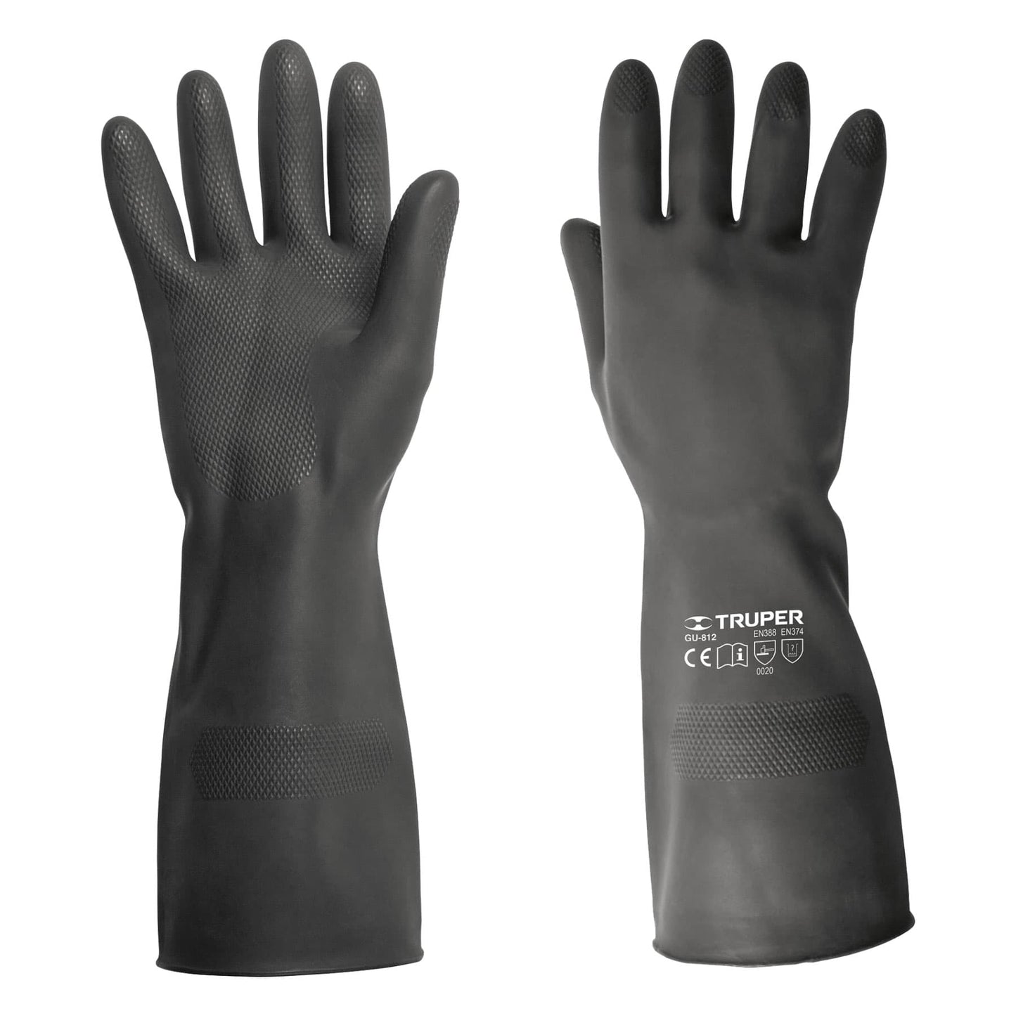 Guantes para manejo de quimicos medianos 14270 truper Pieza