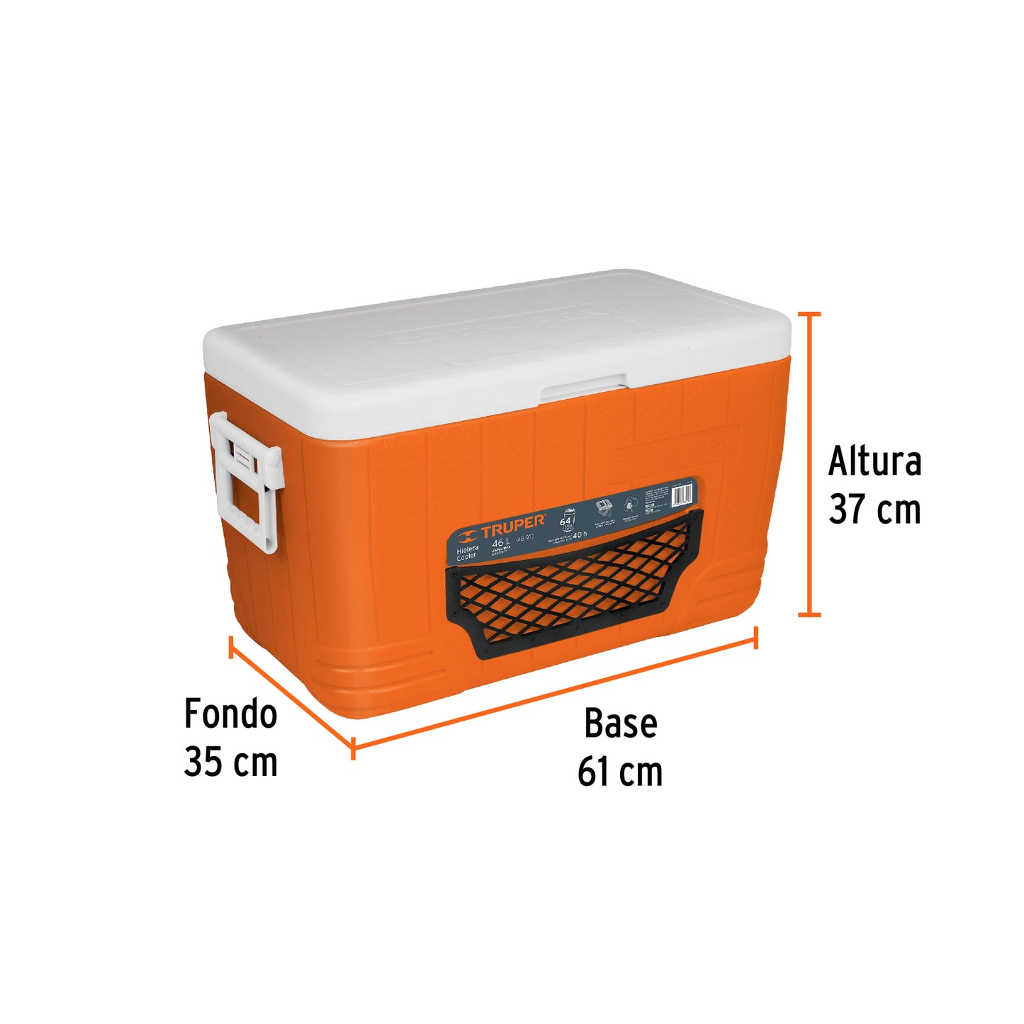 Hielera de 46L 62129 Truper Pieza