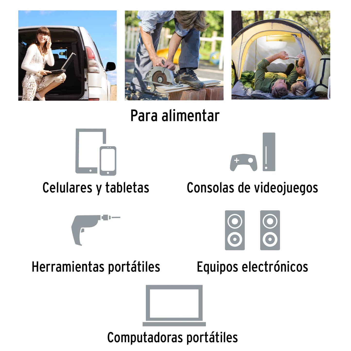 Inversor de corriente 1500w truper 10492
