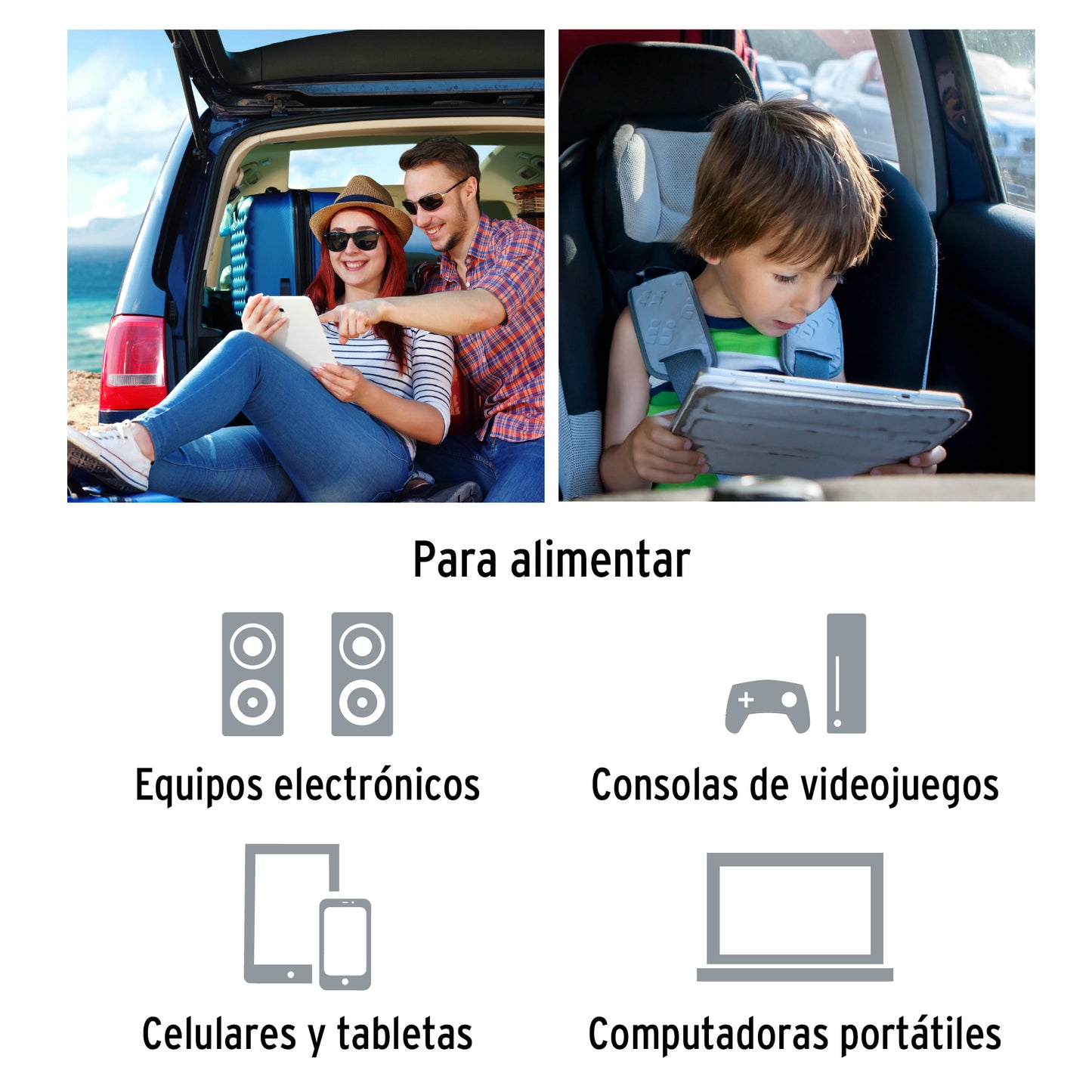 Inversor de corriente 200 W 10448 Truper Pieza