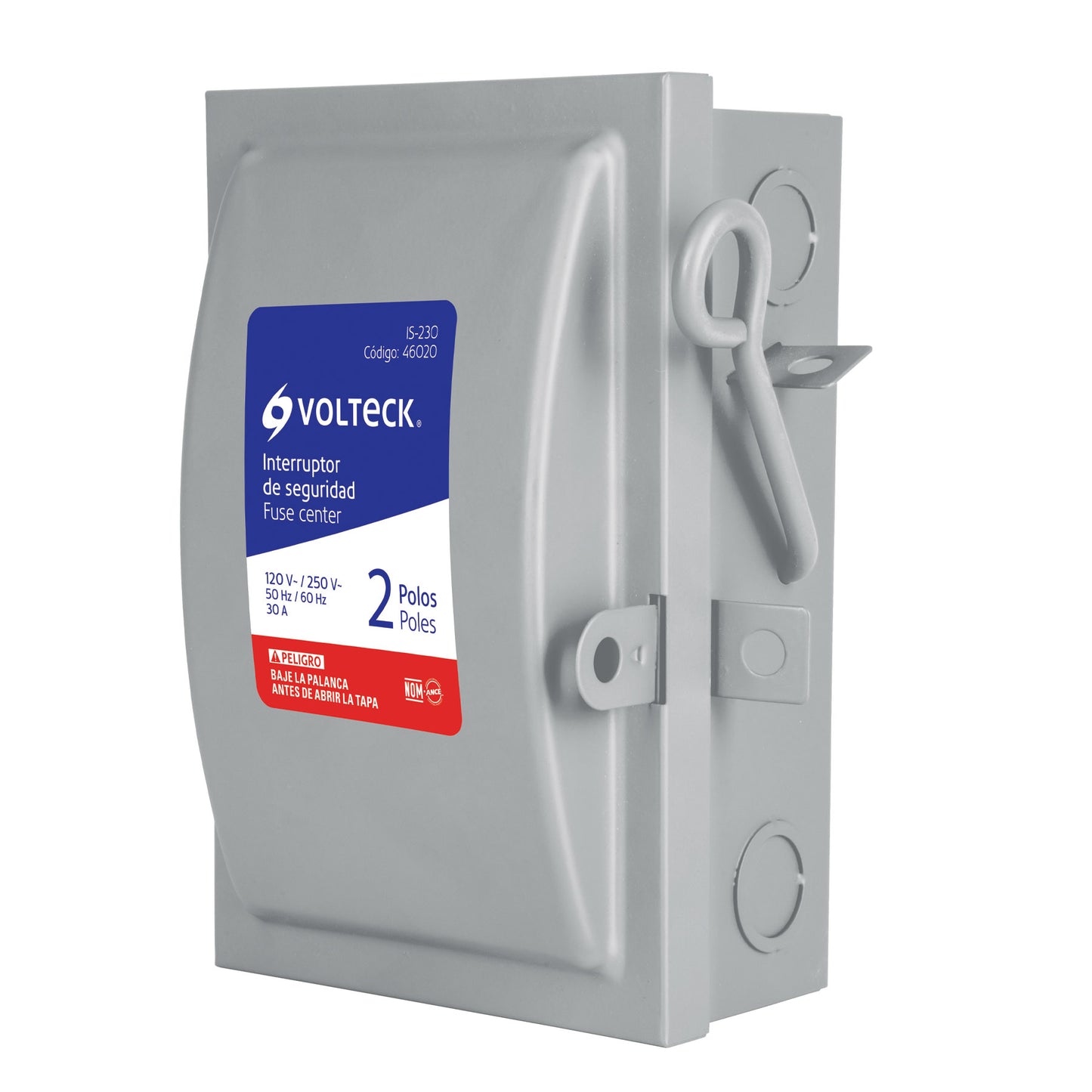 Interruptor de seguridad 2 polos 30 amp 46020 volteck Pieza