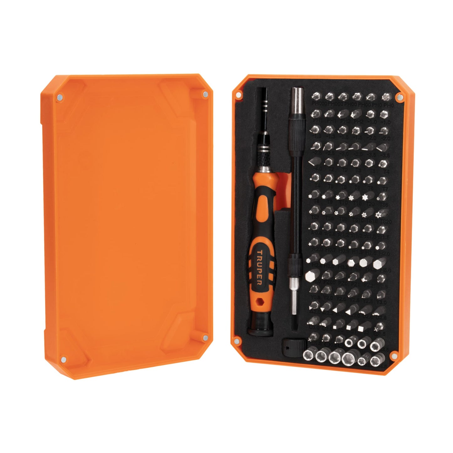 Desarmador de precision con 106 puntas intercambiables 102398 Pieza