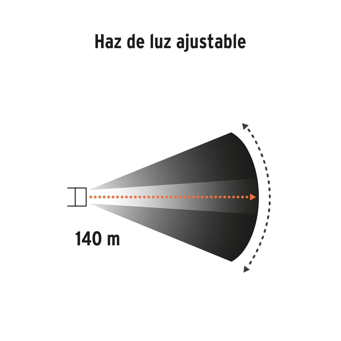 Linterna para cabeza de1 led 60 lumenes recargable 10617 truper Pieza