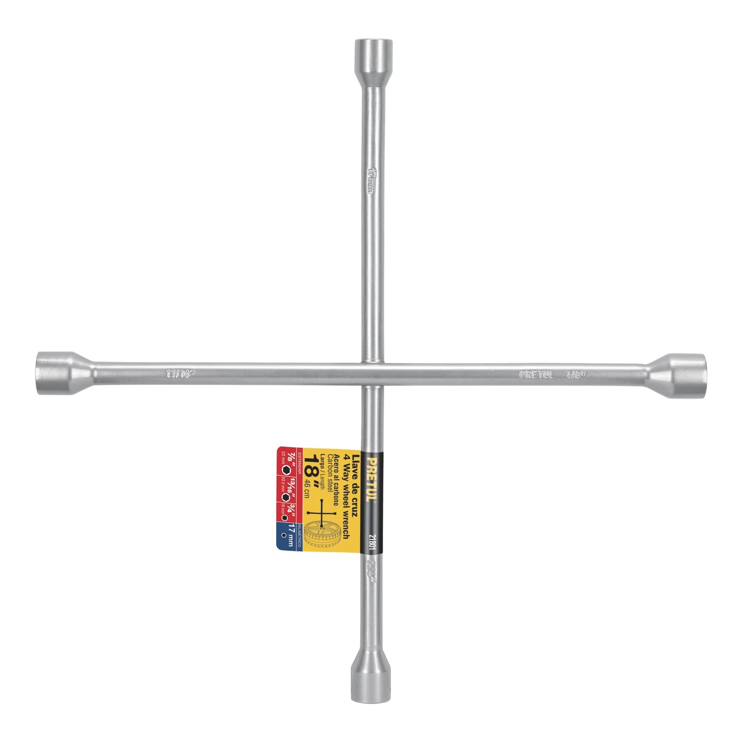 Llave de cruz para auto 18p 21801 pretul Pieza