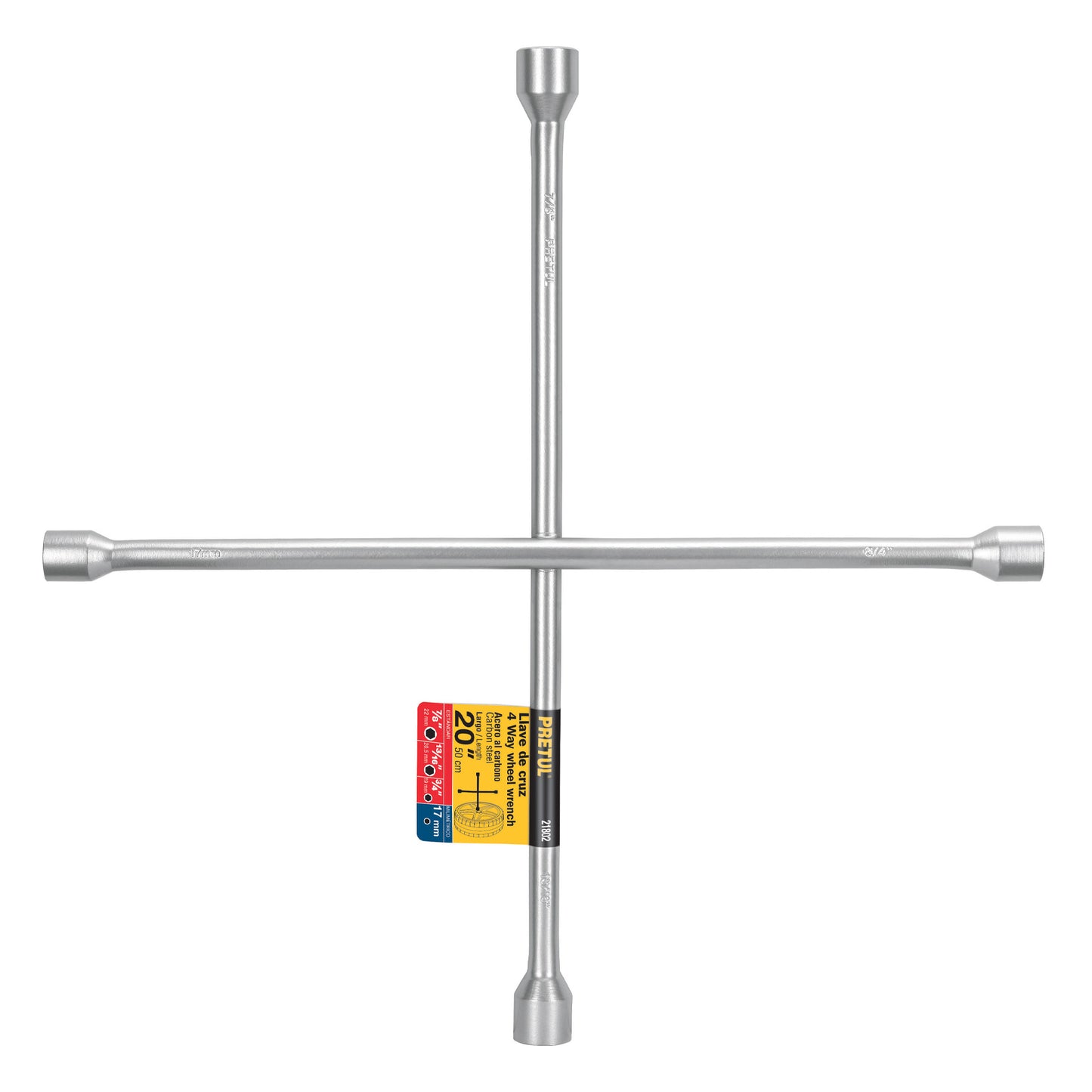 Llave de cruz para auto 20p 21802 pretul Pieza