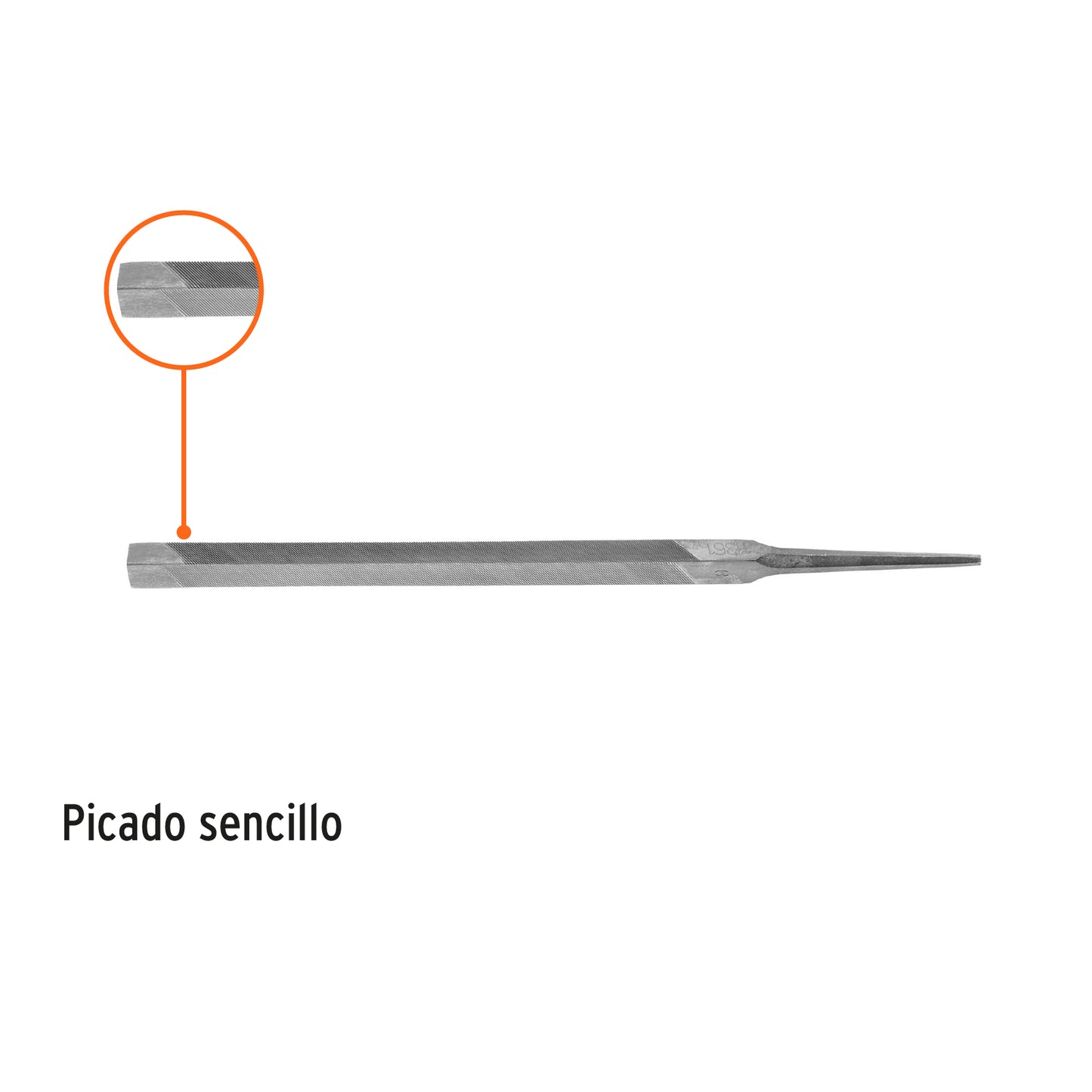 Lima triangulo pesado 8 15125 truper Pieza