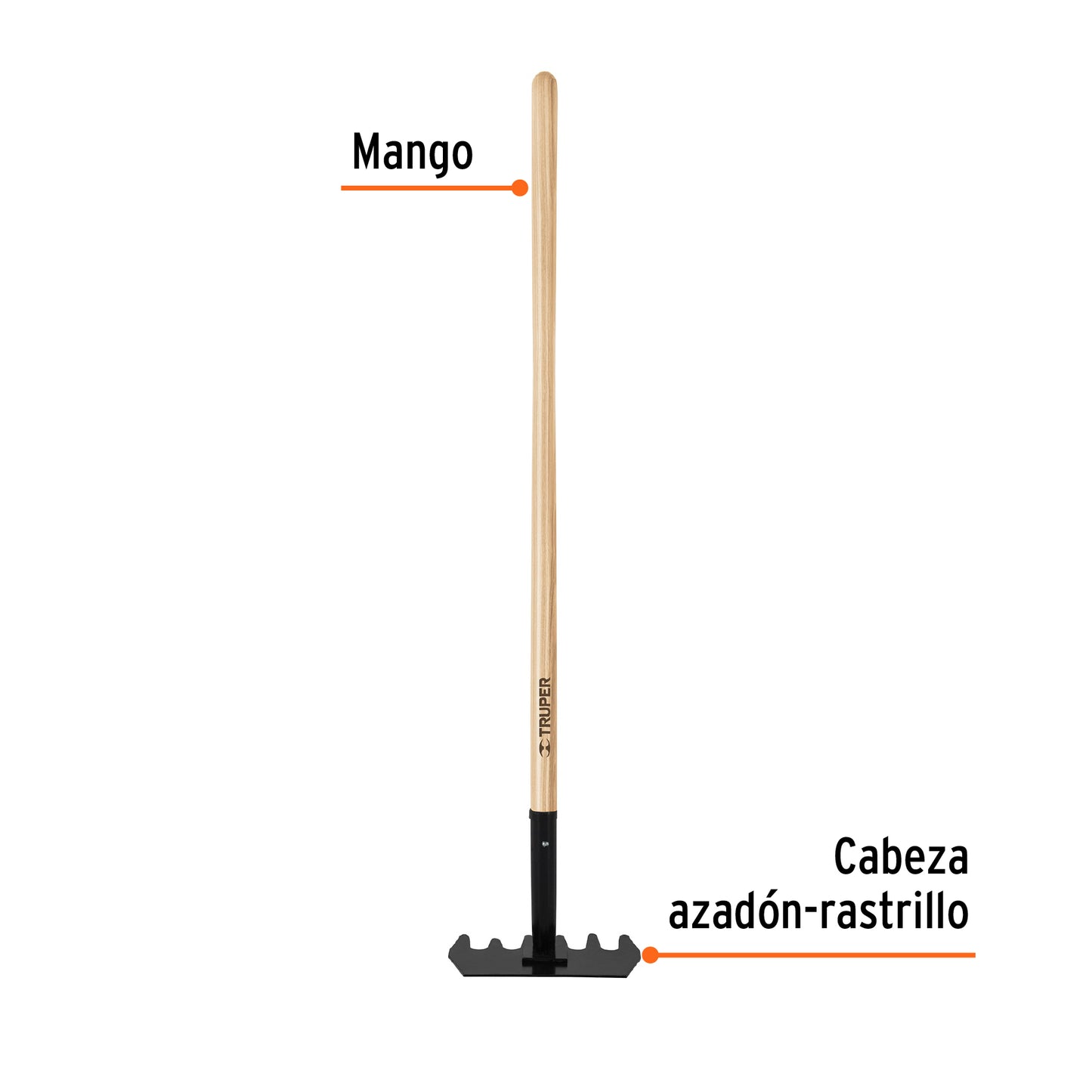 Rastrillo mcleod 48p 17891 truper Pieza