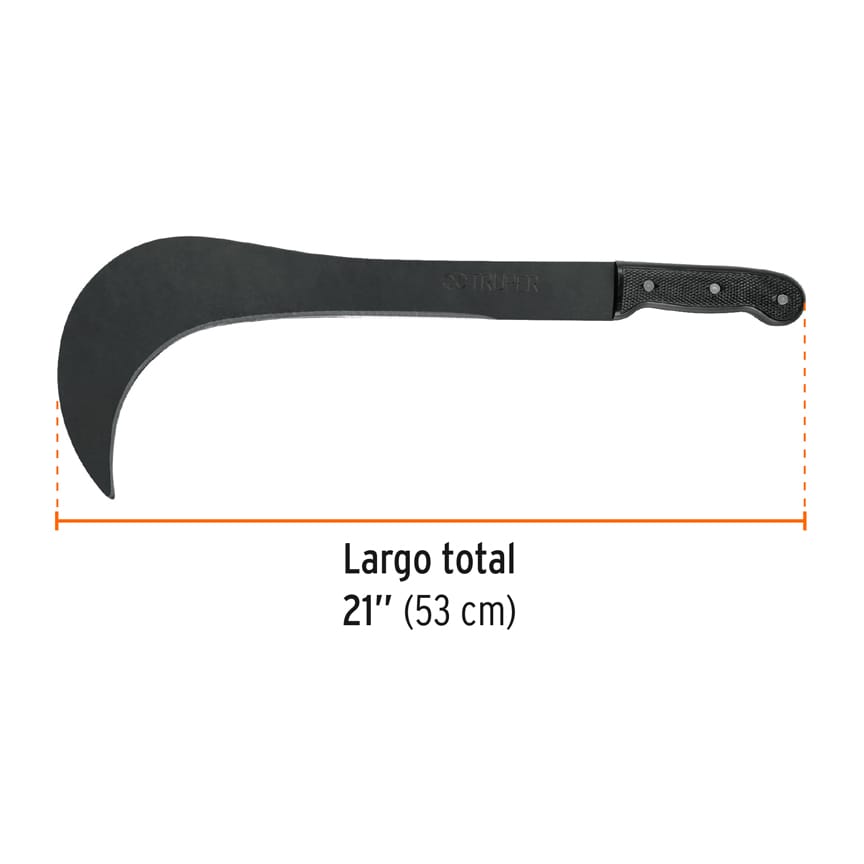 Machete curvo tipo ranchero 15876 truper Pieza