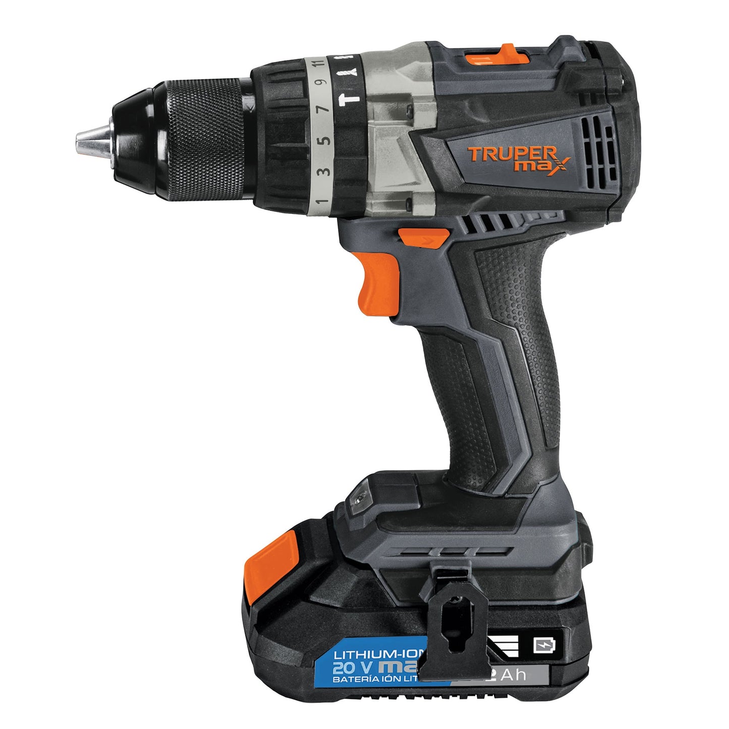 Rotomartillo inalambrico 1/2p 20V sin carbones 101453 Truper Max Pieza