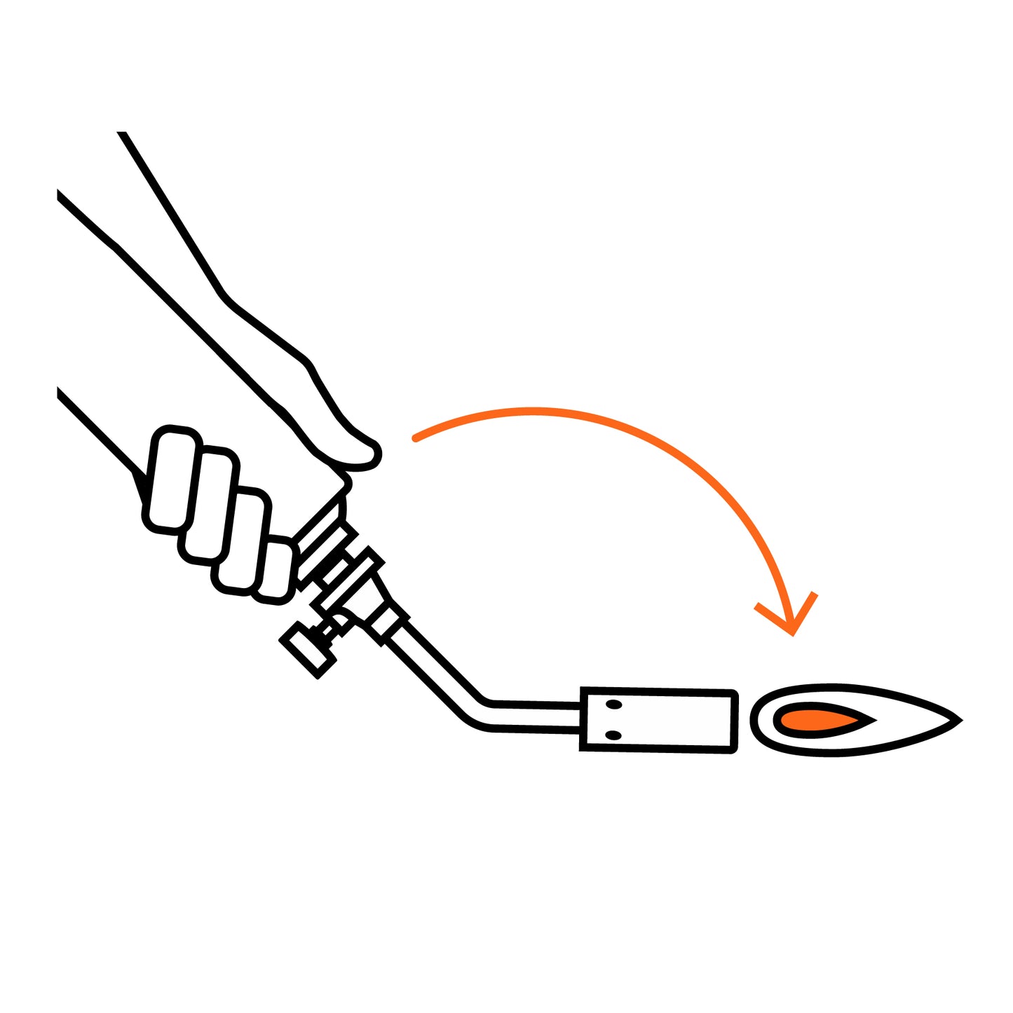 Boquilla o mechero para lata roscada 11986 truper Pieza