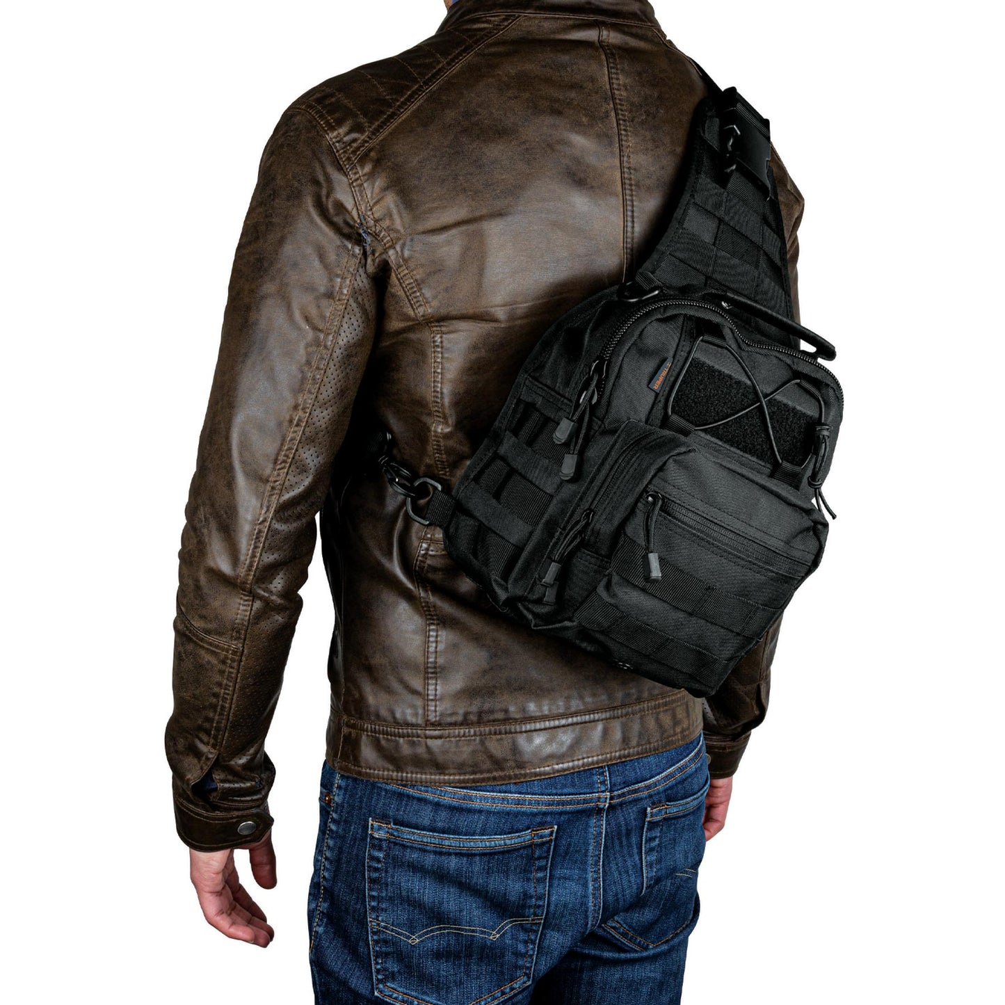 Mochila tactica de hombro negra 67022 Truper Pieza