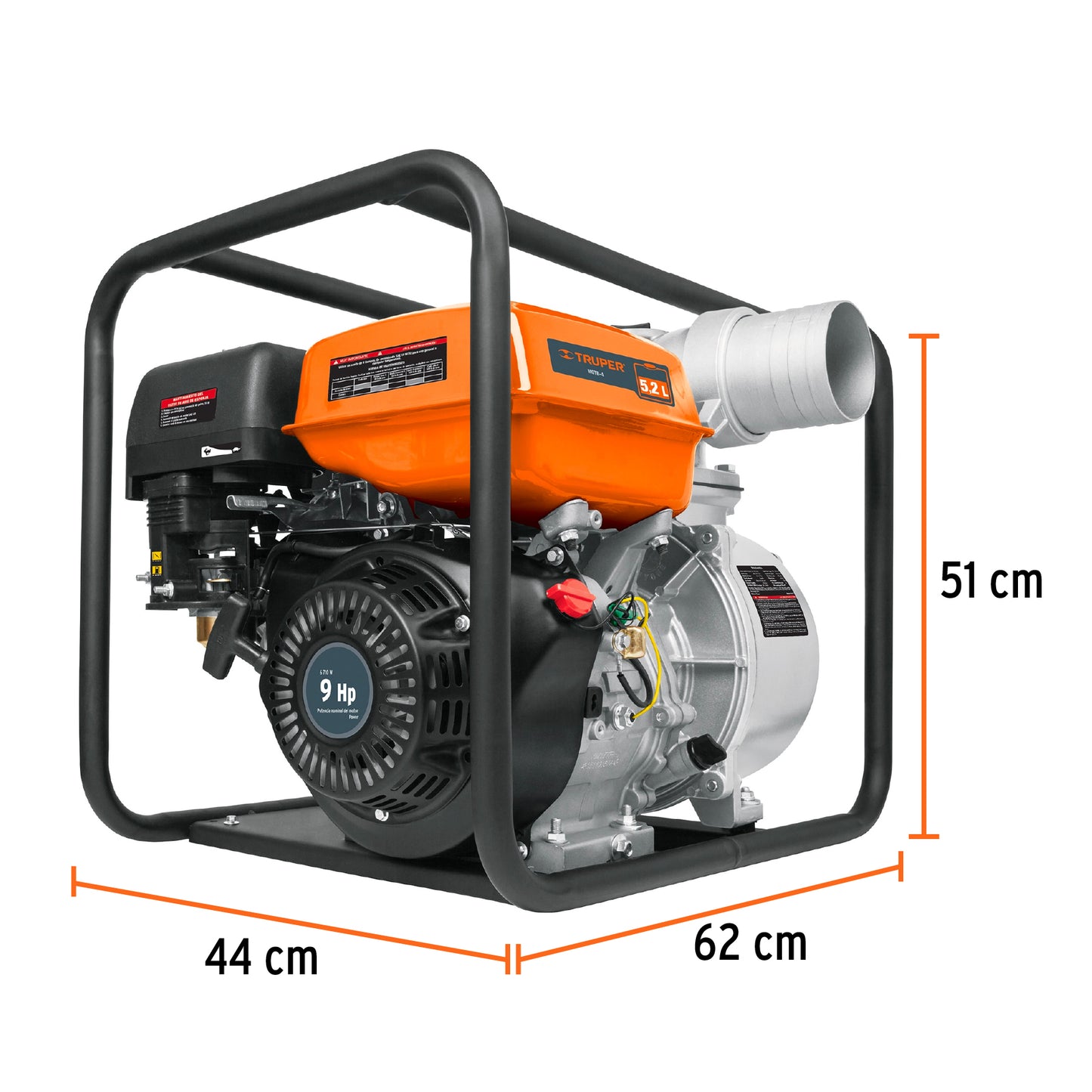 Motobomba uso agricola 4p salida 9 hp 17118 truper Pieza